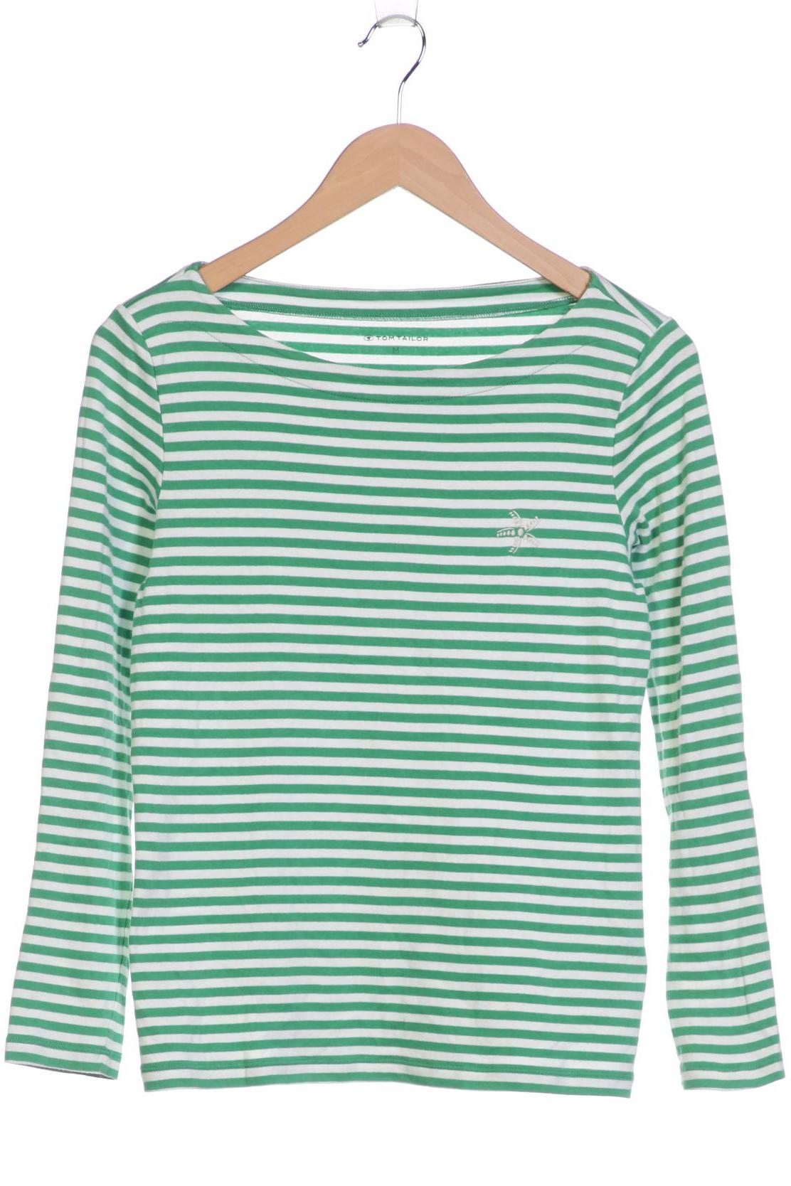 

Tom Tailor Damen Langarmshirt, grün, Gr. 38