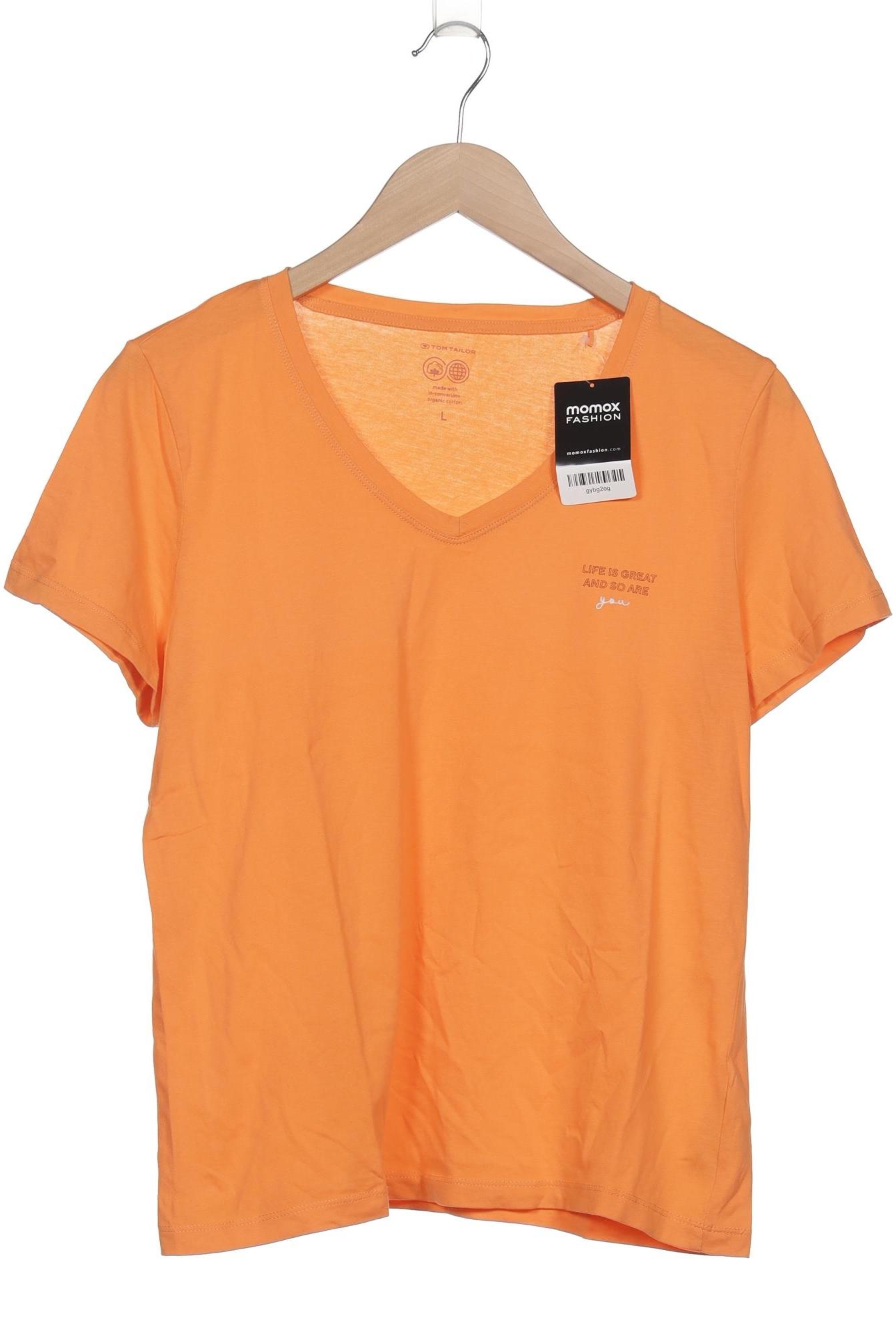 

Tom Tailor Damen T-Shirt, orange, Gr. 42