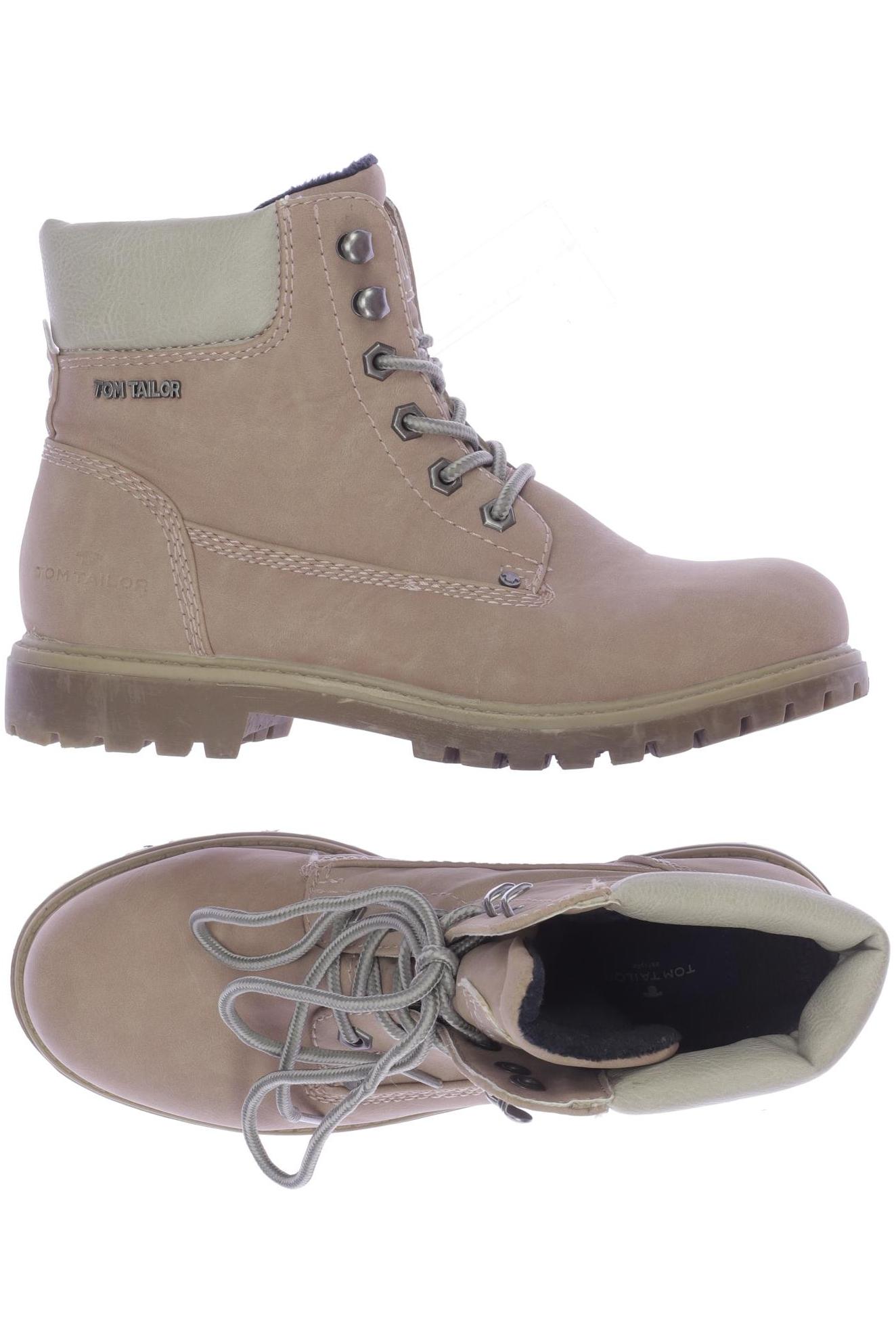 

Tom Tailor Damen Stiefelette, beige, Gr. 38