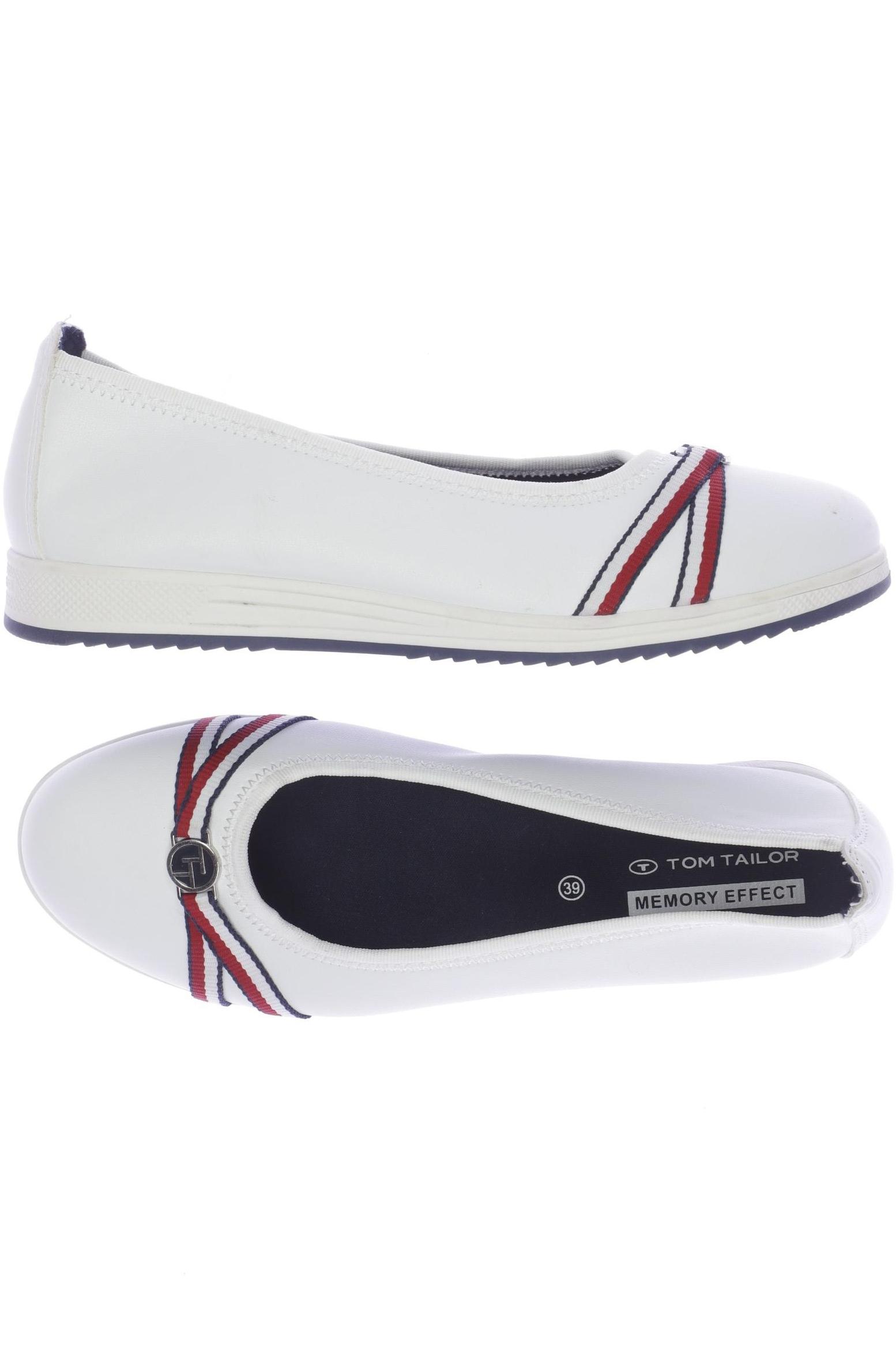

Tom Tailor Damen Ballerinas, weiß, Gr. 39