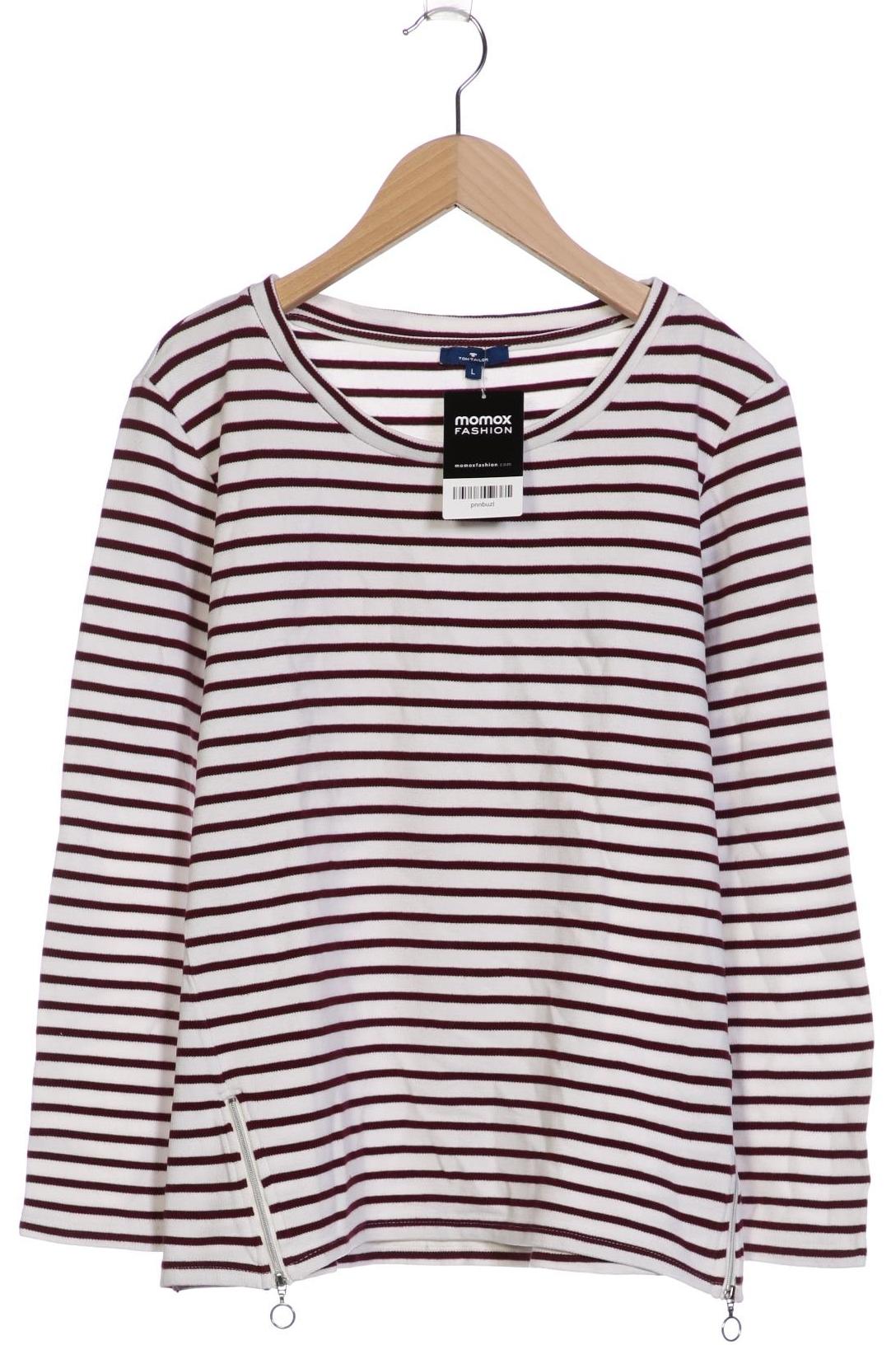 

Tom Tailor Damen Langarmshirt, weiß, Gr. 42