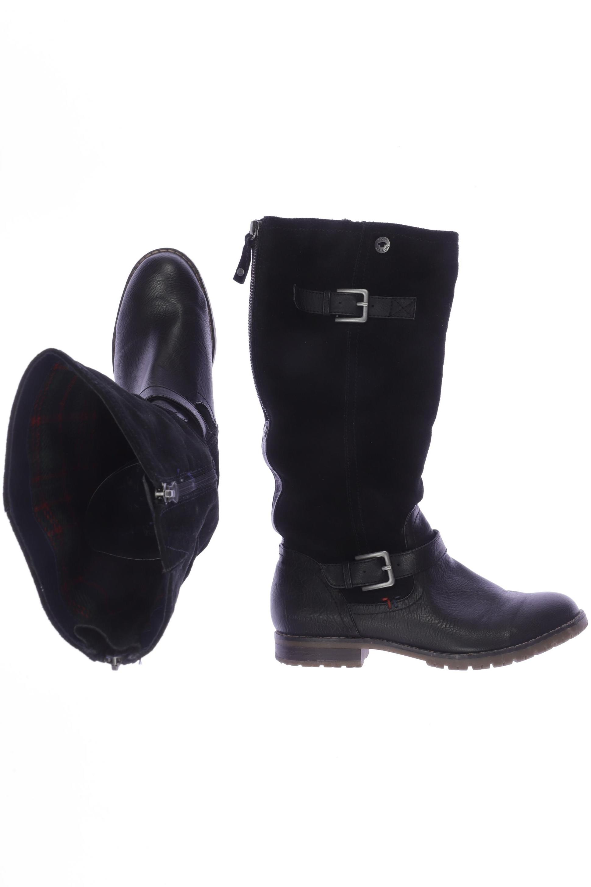 

Tom Tailor Damen Stiefel, schwarz, Gr. 37
