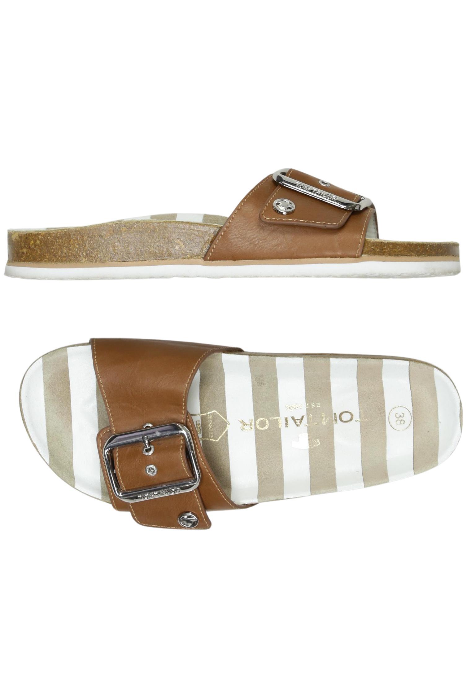 

Tom Tailor Damen Sandale, braun, Gr. 38
