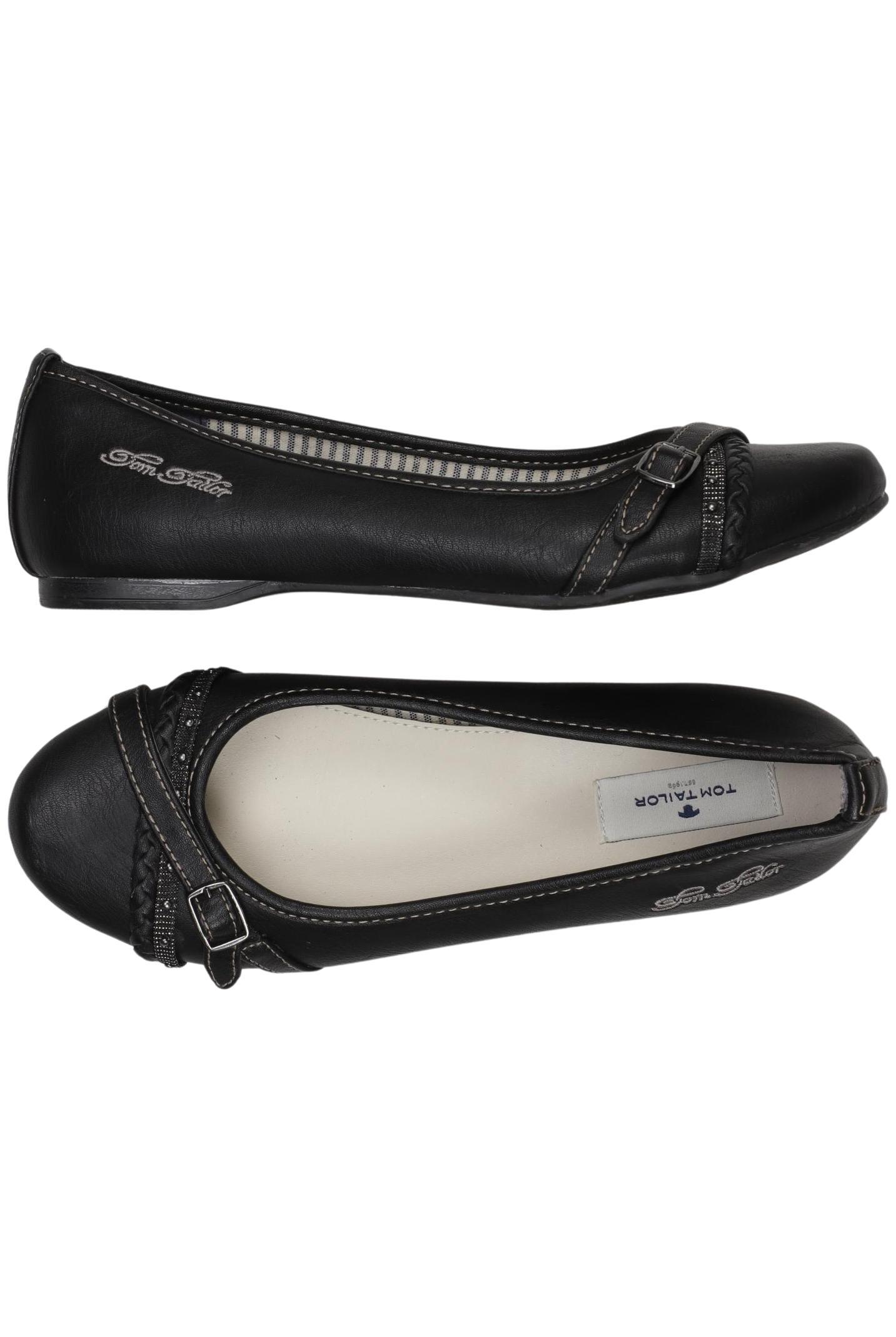 

Tom Tailor Damen Ballerinas, schwarz, Gr. 38