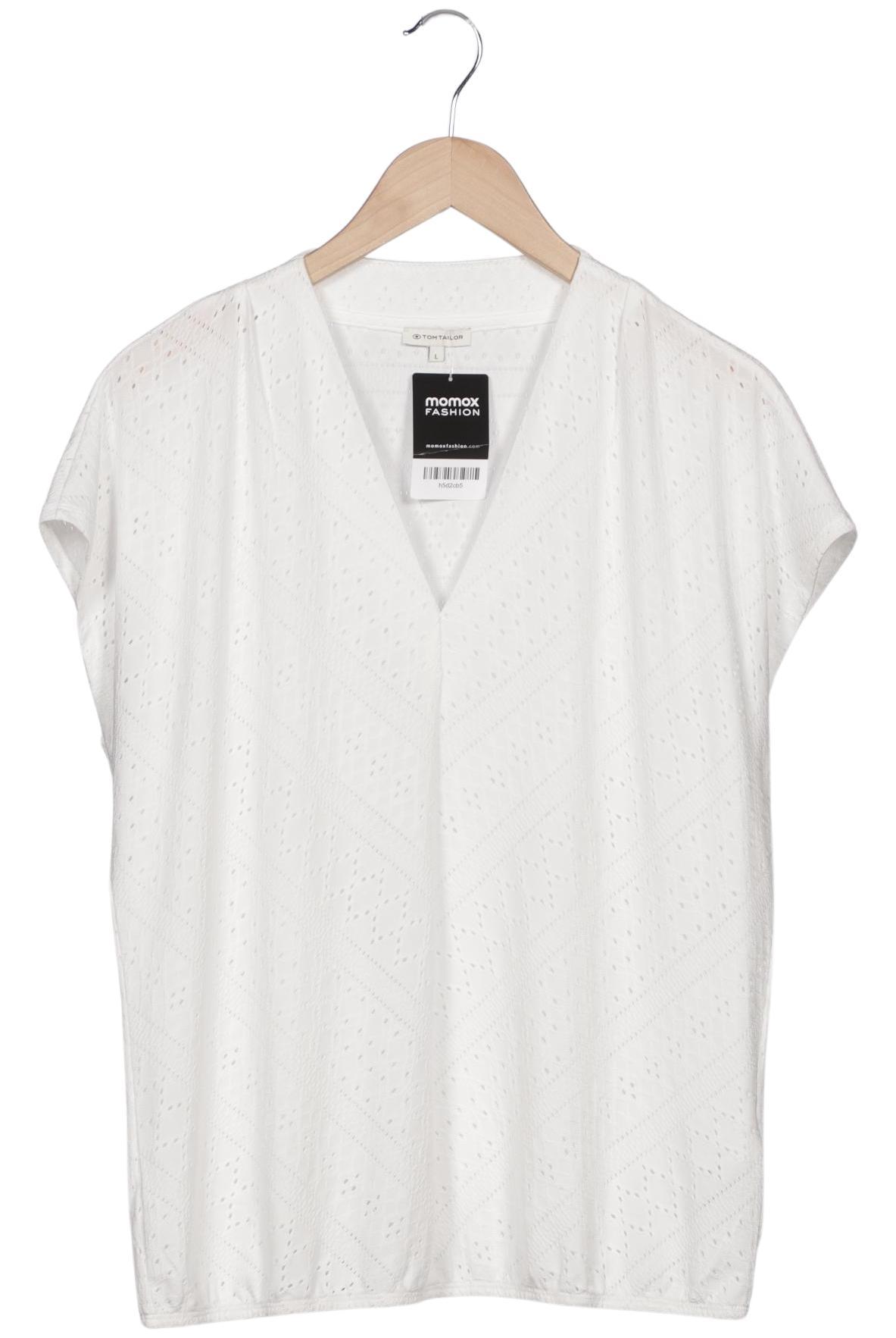 

Tom Tailor Damen T-Shirt, weiß, Gr. 42