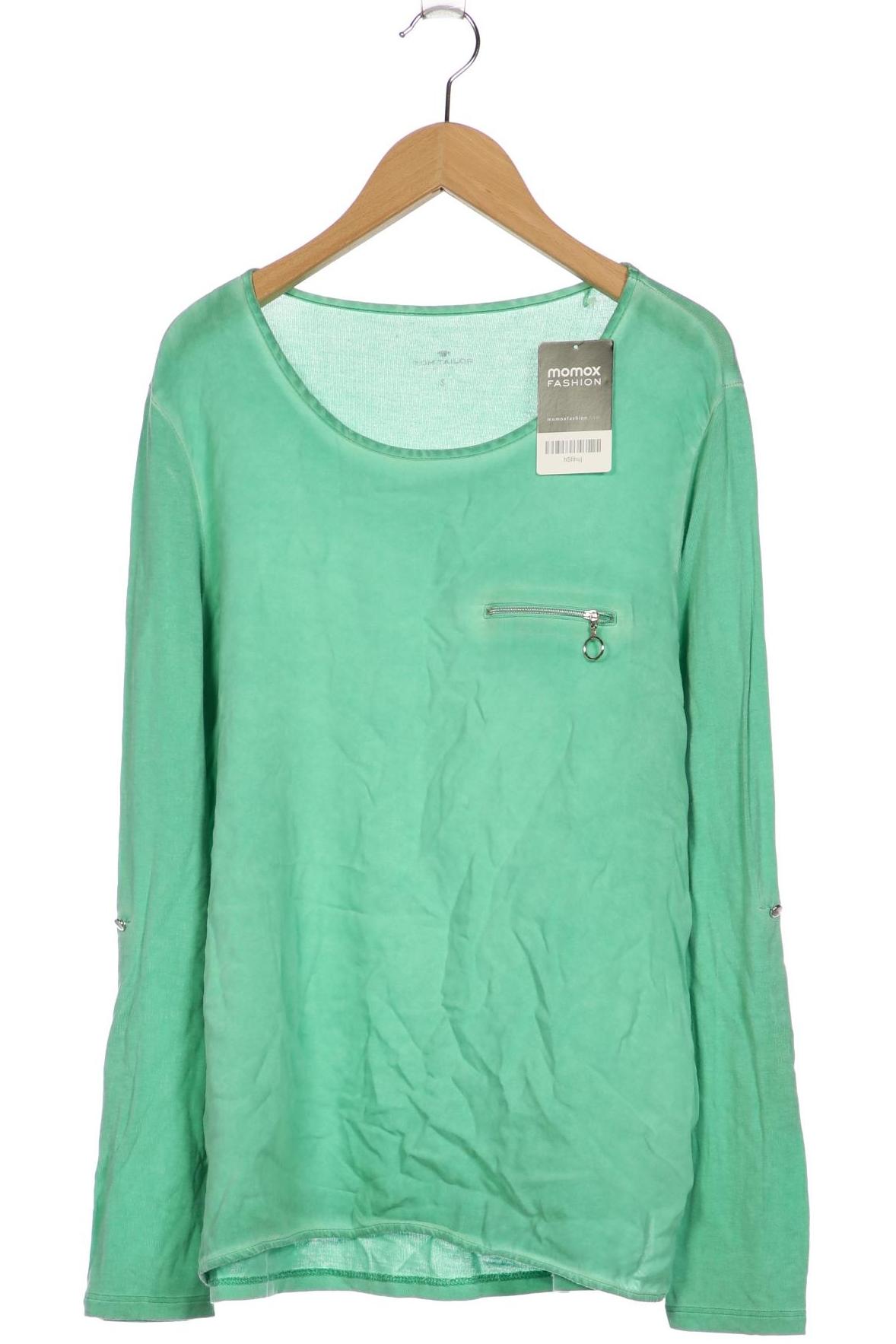 

Tom Tailor Damen Langarmshirt, grün, Gr. 36