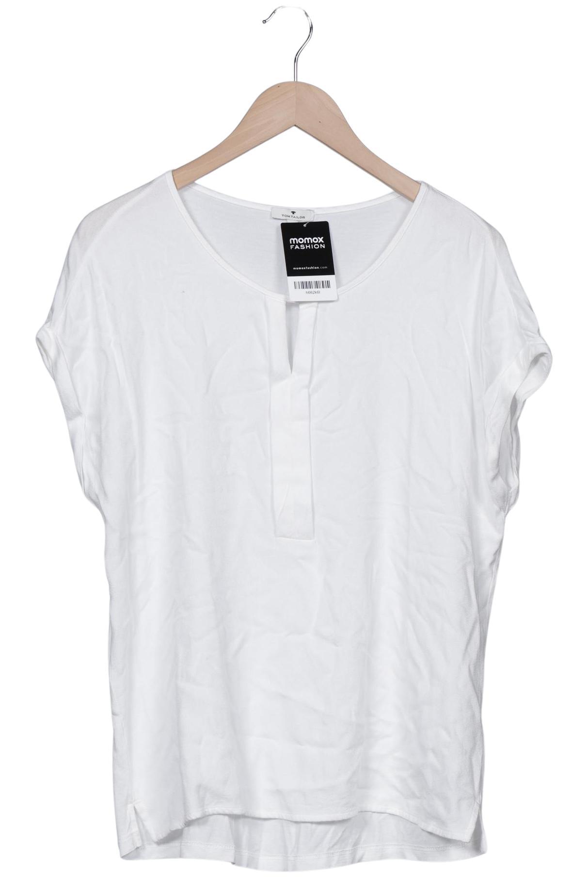 

Tom Tailor Damen T-Shirt, weiß, Gr. 42
