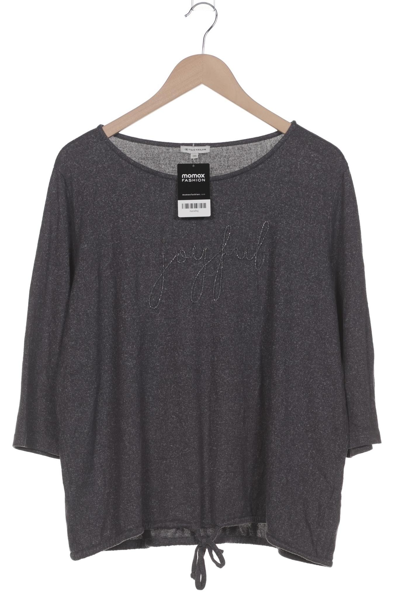 

Tom Tailor Damen Langarmshirt, grau, Gr. 48
