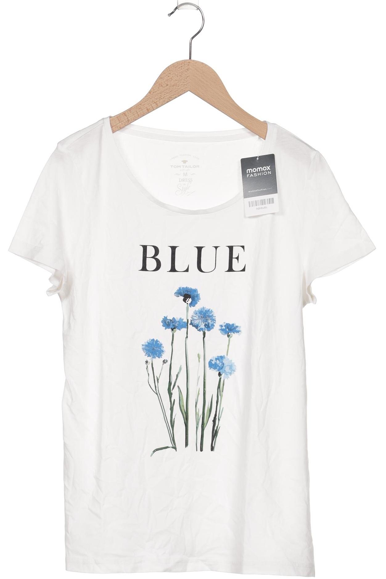 

Tom Tailor Damen T-Shirt, weiß, Gr. 38