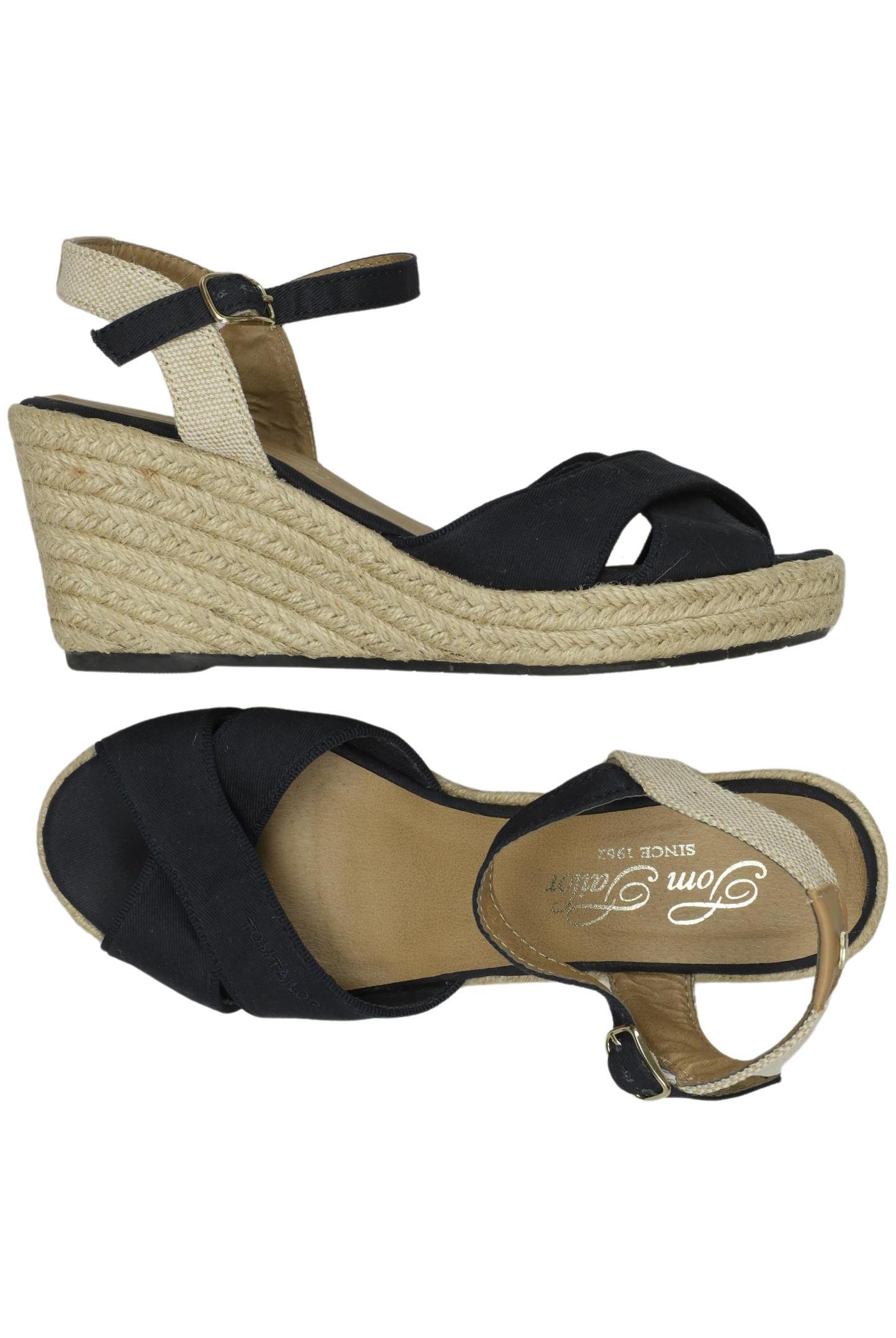 

Tom Tailor Damen Sandale, marineblau, Gr. 38