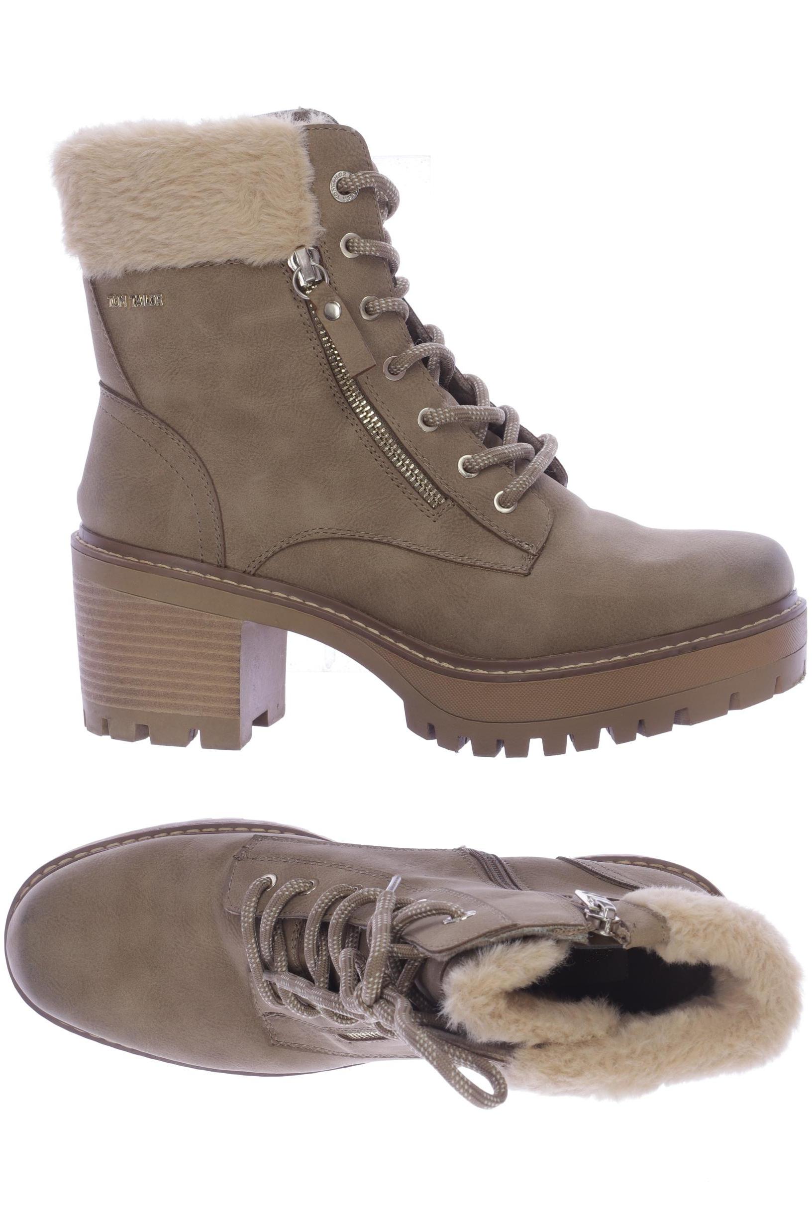 

Tom Tailor Damen Stiefelette, beige