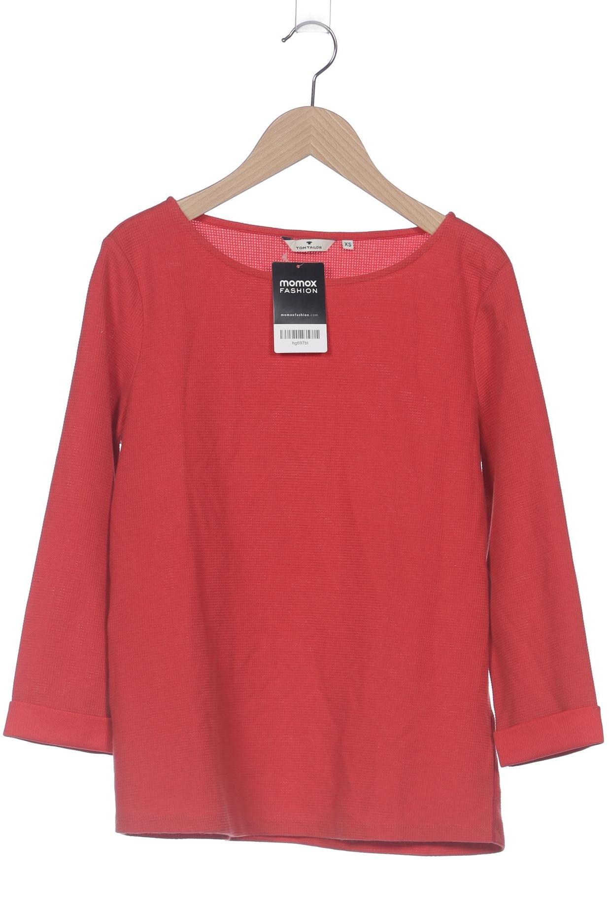 

Tom Tailor Damen Langarmshirt, rot, Gr. 34