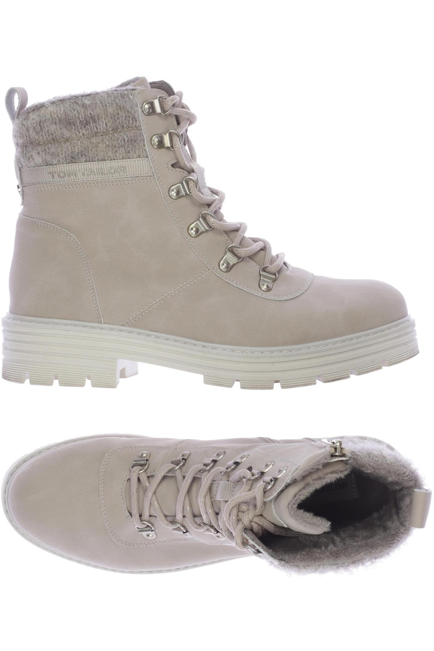 

Tom Tailor Damen Stiefelette, beige