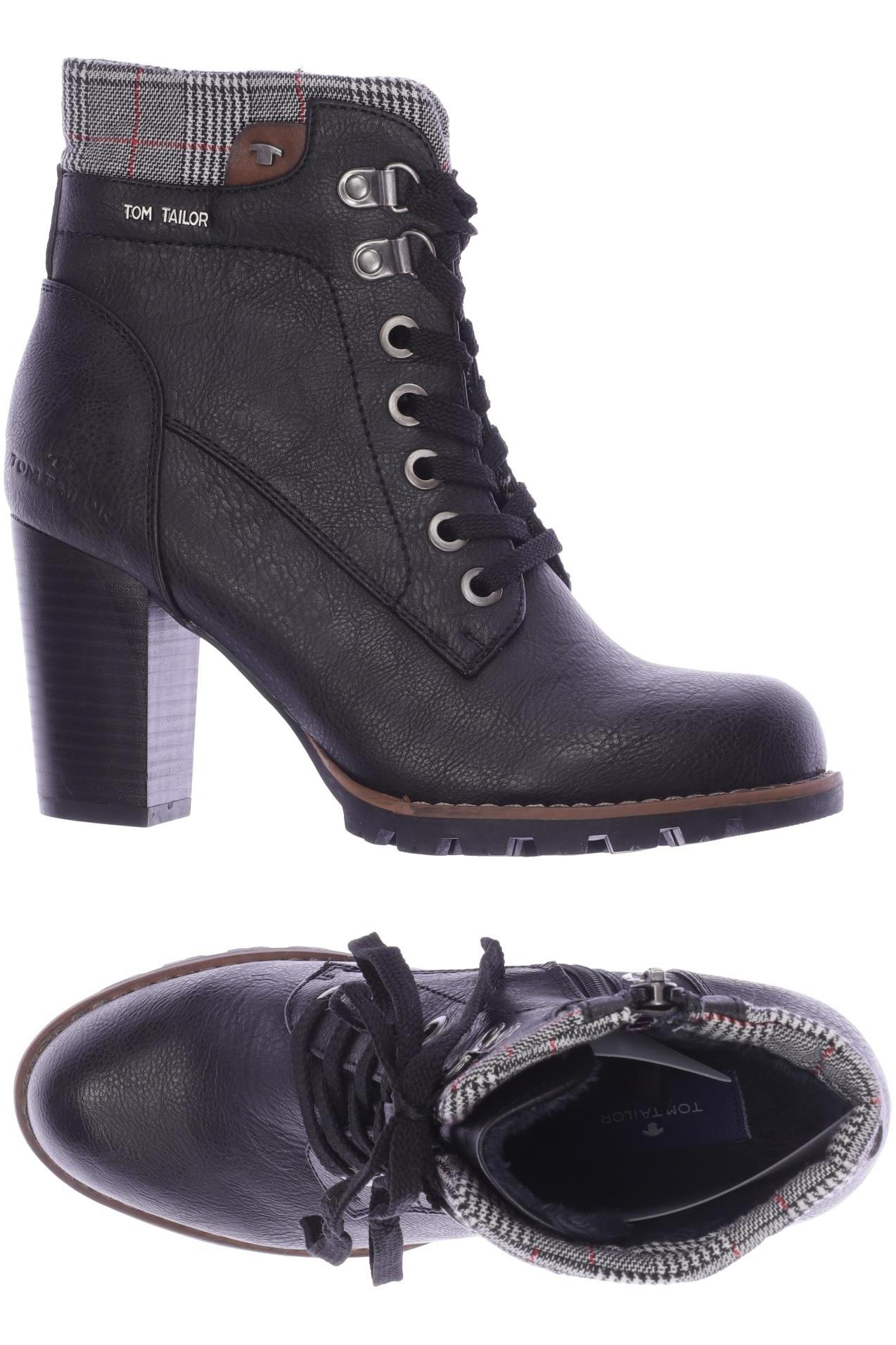 

Tom Tailor Damen Stiefelette, schwarz