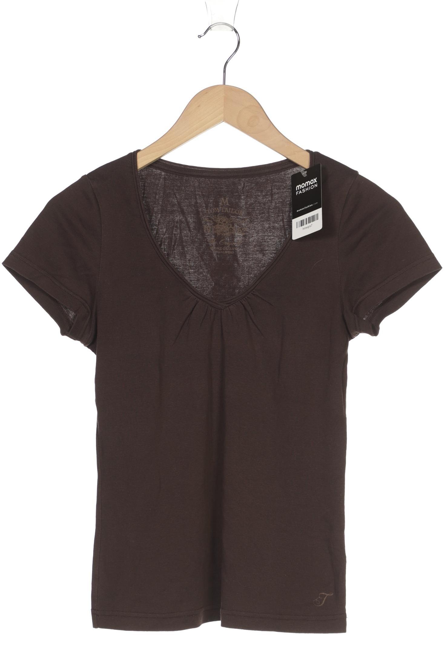

Tom Tailor Damen T-Shirt, braun, Gr. 38