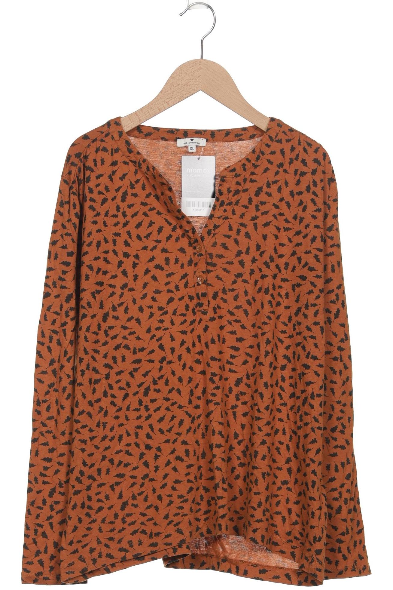

Tom Tailor Damen Langarmshirt, orange, Gr. 44