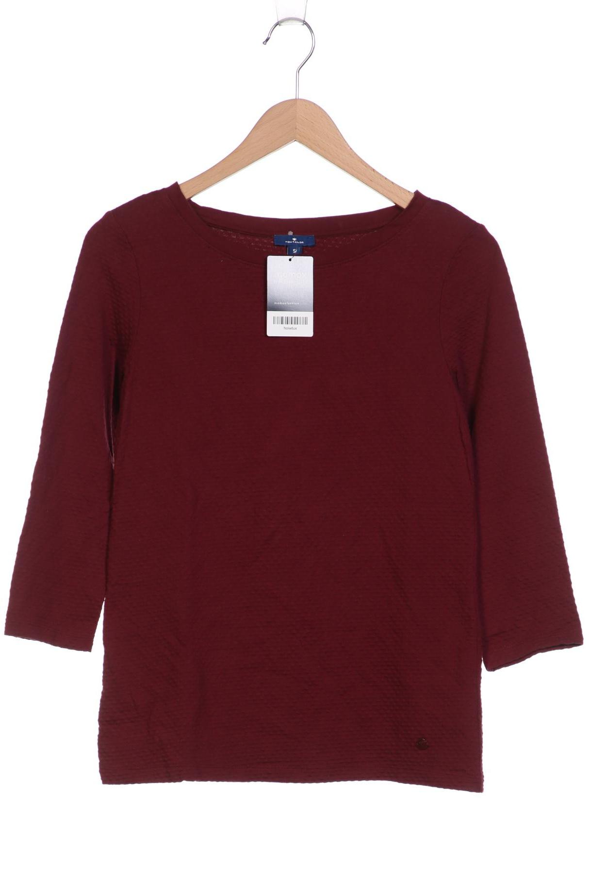 

Tom Tailor Damen Langarmshirt, bordeaux, Gr. 36