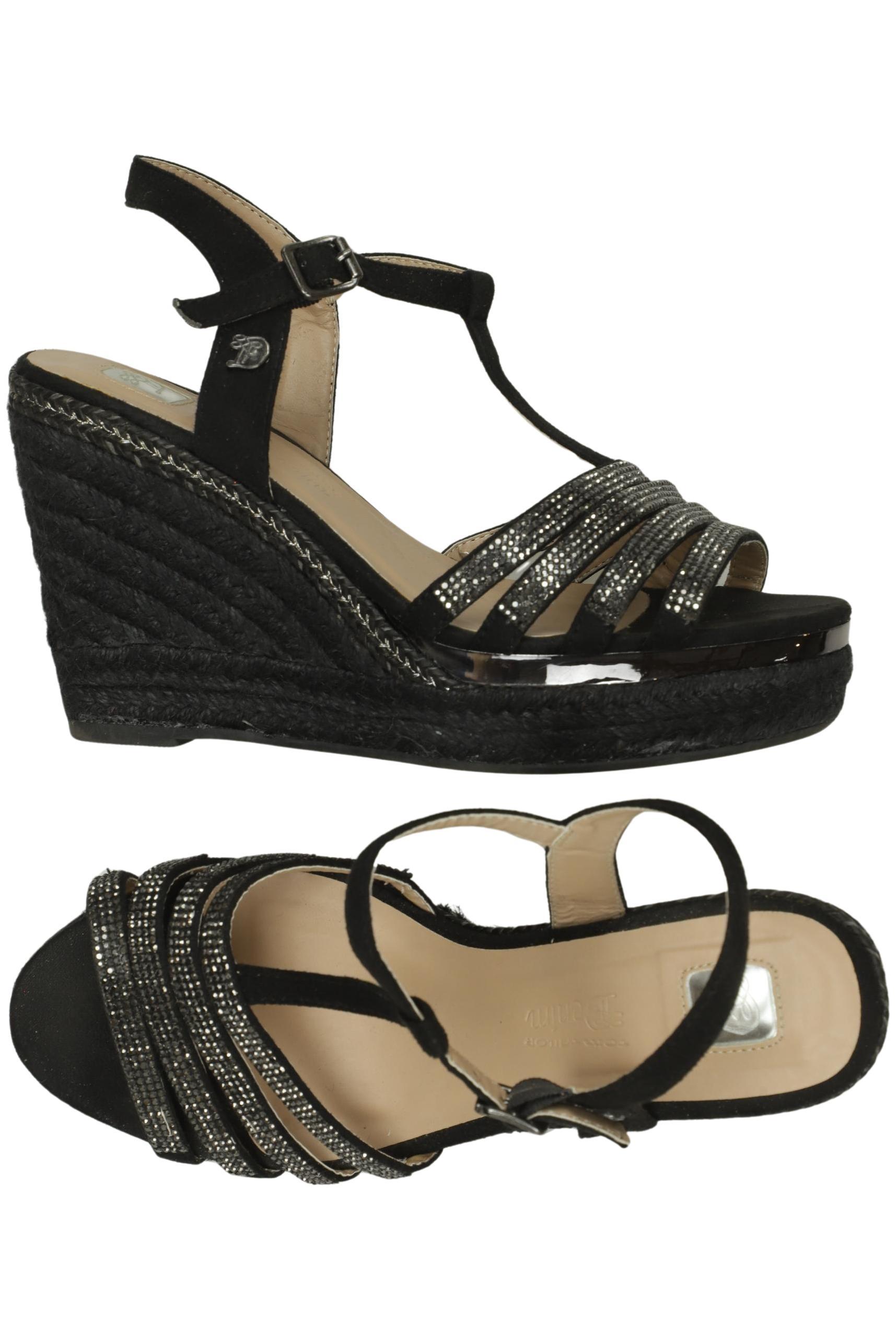 

Tom Tailor Damen Sandale, schwarz, Gr. 38