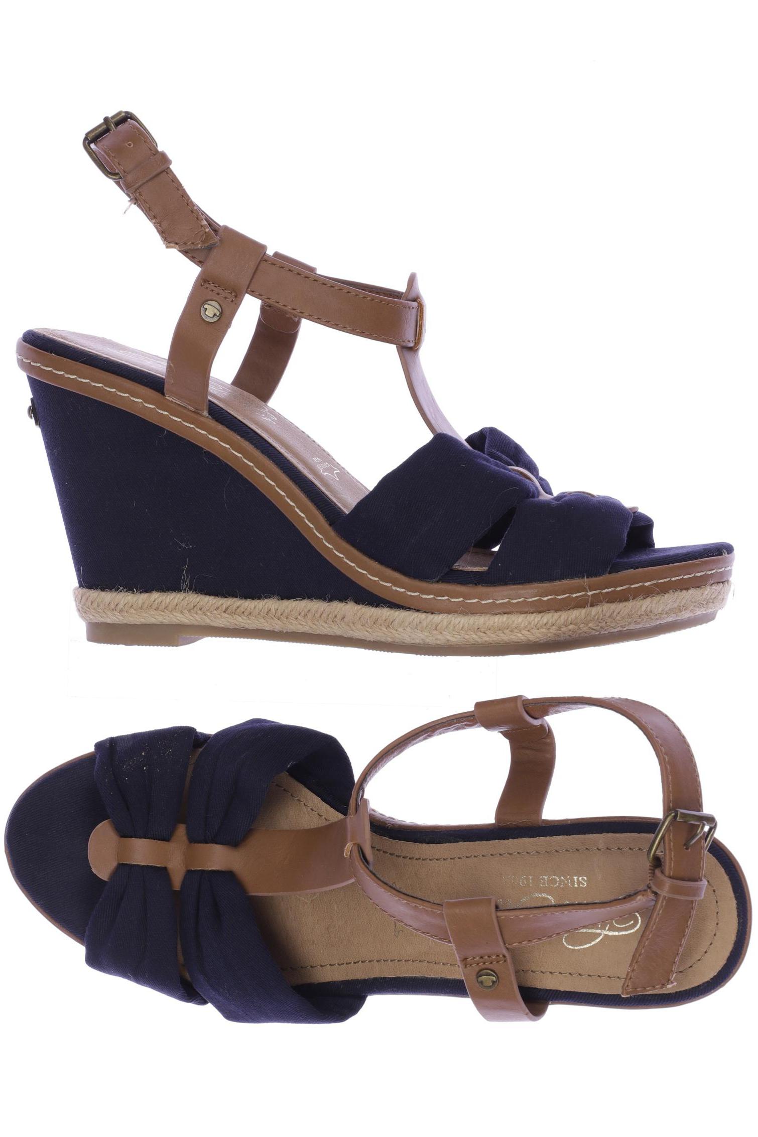 

Tom Tailor Damen Sandale, marineblau, Gr. 40