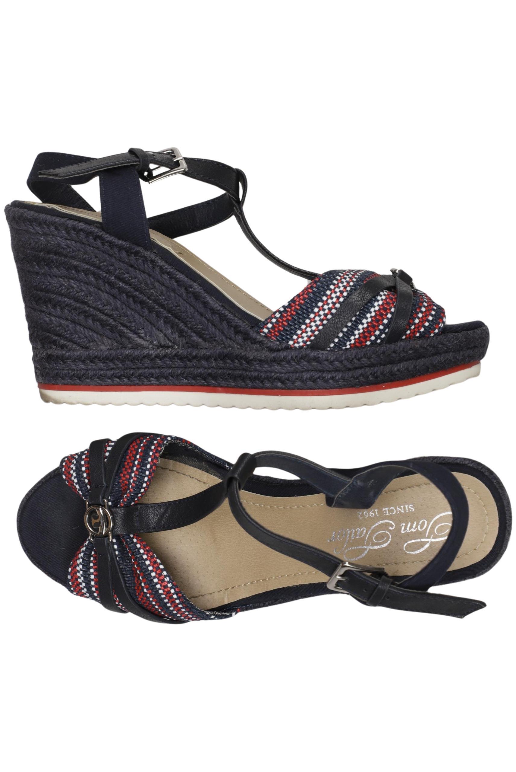 

Tom Tailor Damen Sandale, marineblau, Gr. 40
