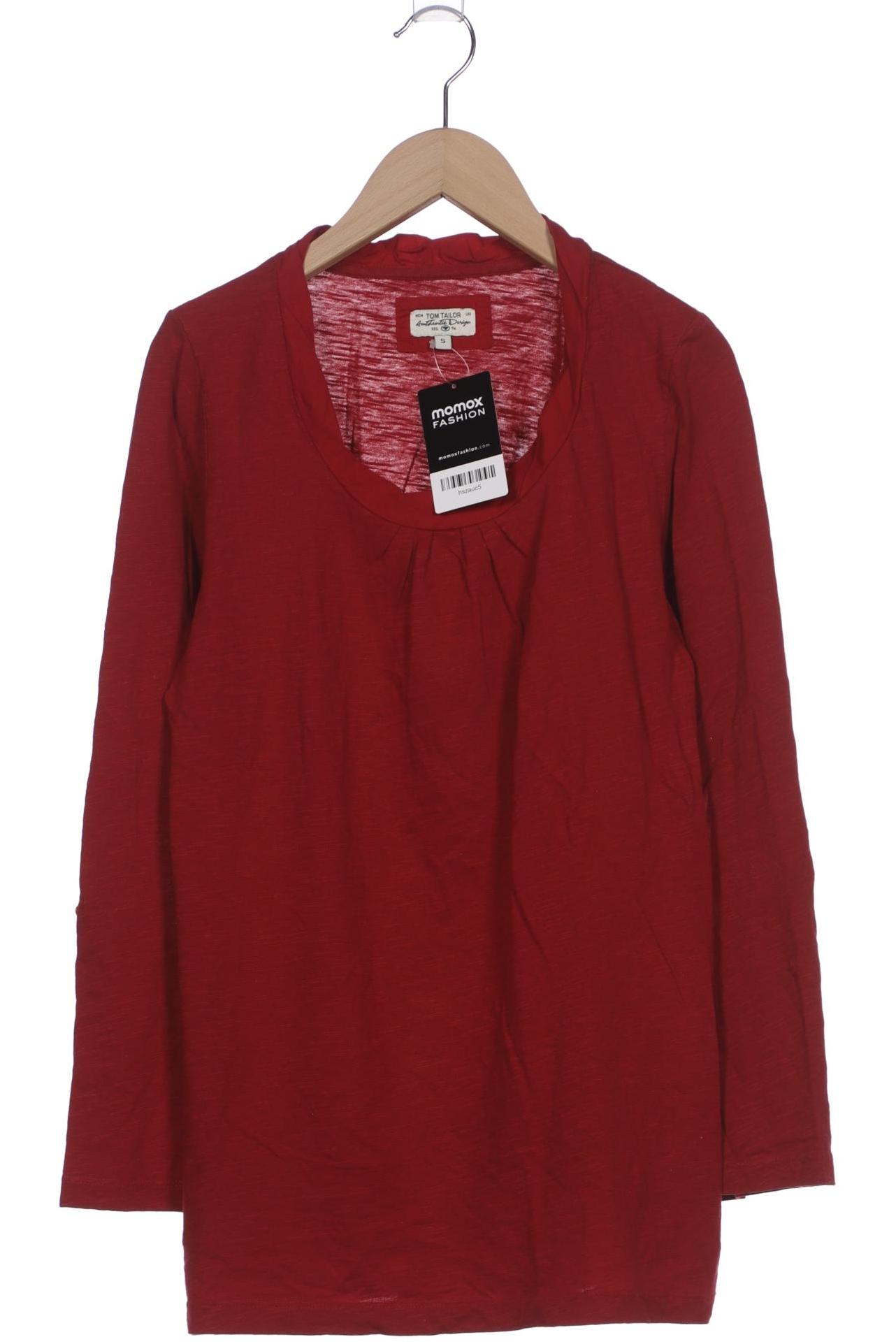 

Tom Tailor Damen Langarmshirt, bordeaux, Gr. 36