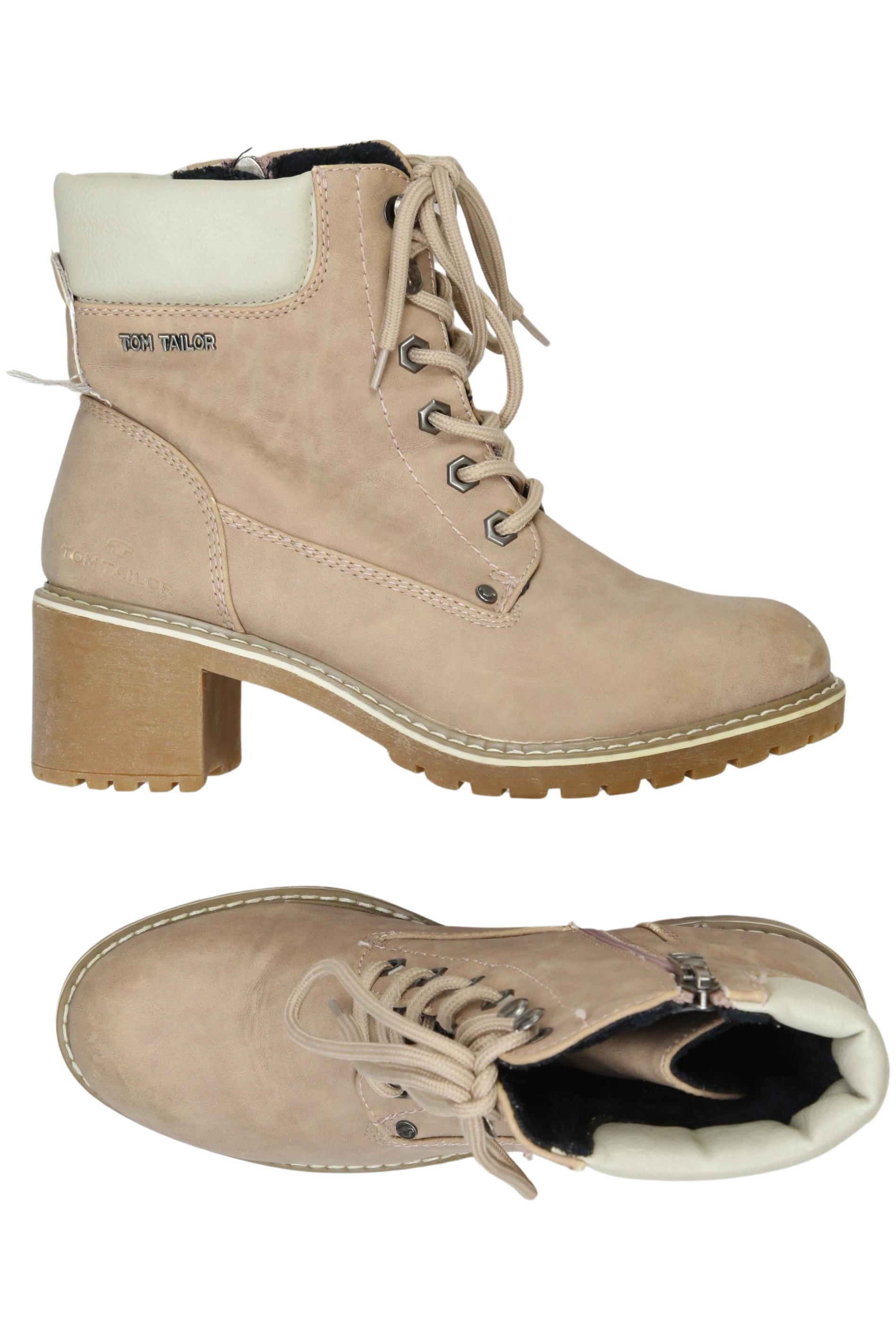 

Tom Tailor Damen Stiefelette, beige, Gr. 37