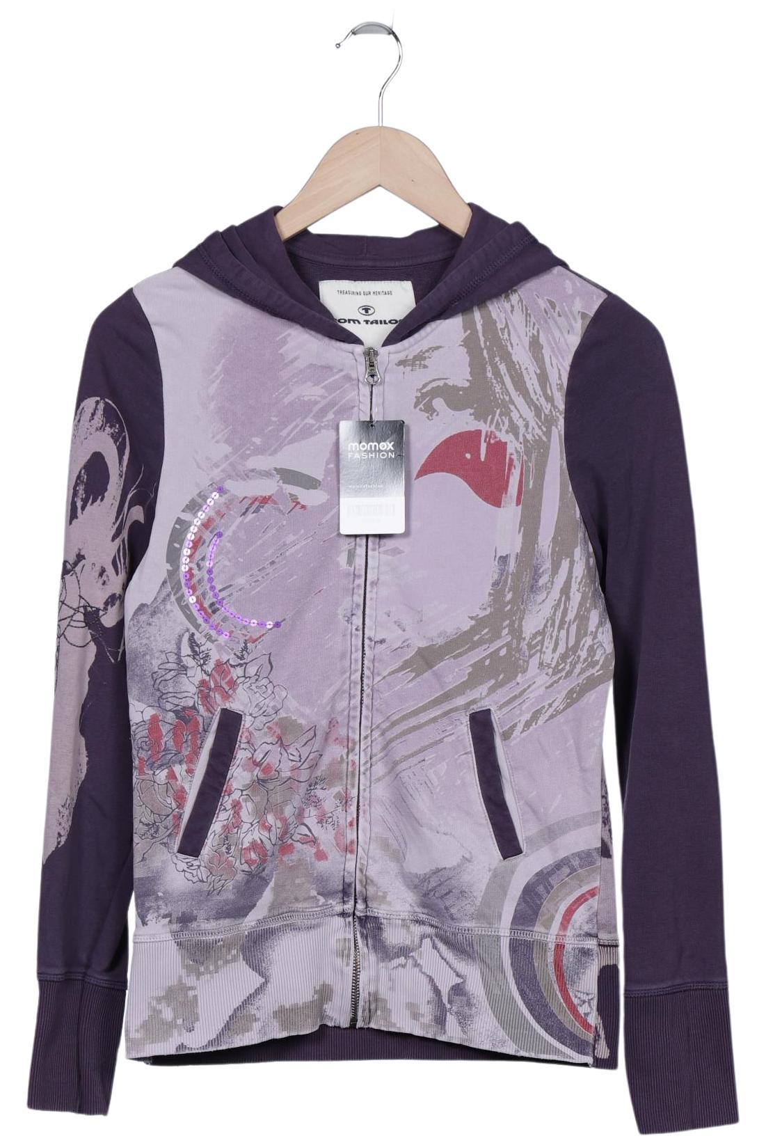 

Tom Tailor Damen Kapuzenpullover, flieder, Gr. 42