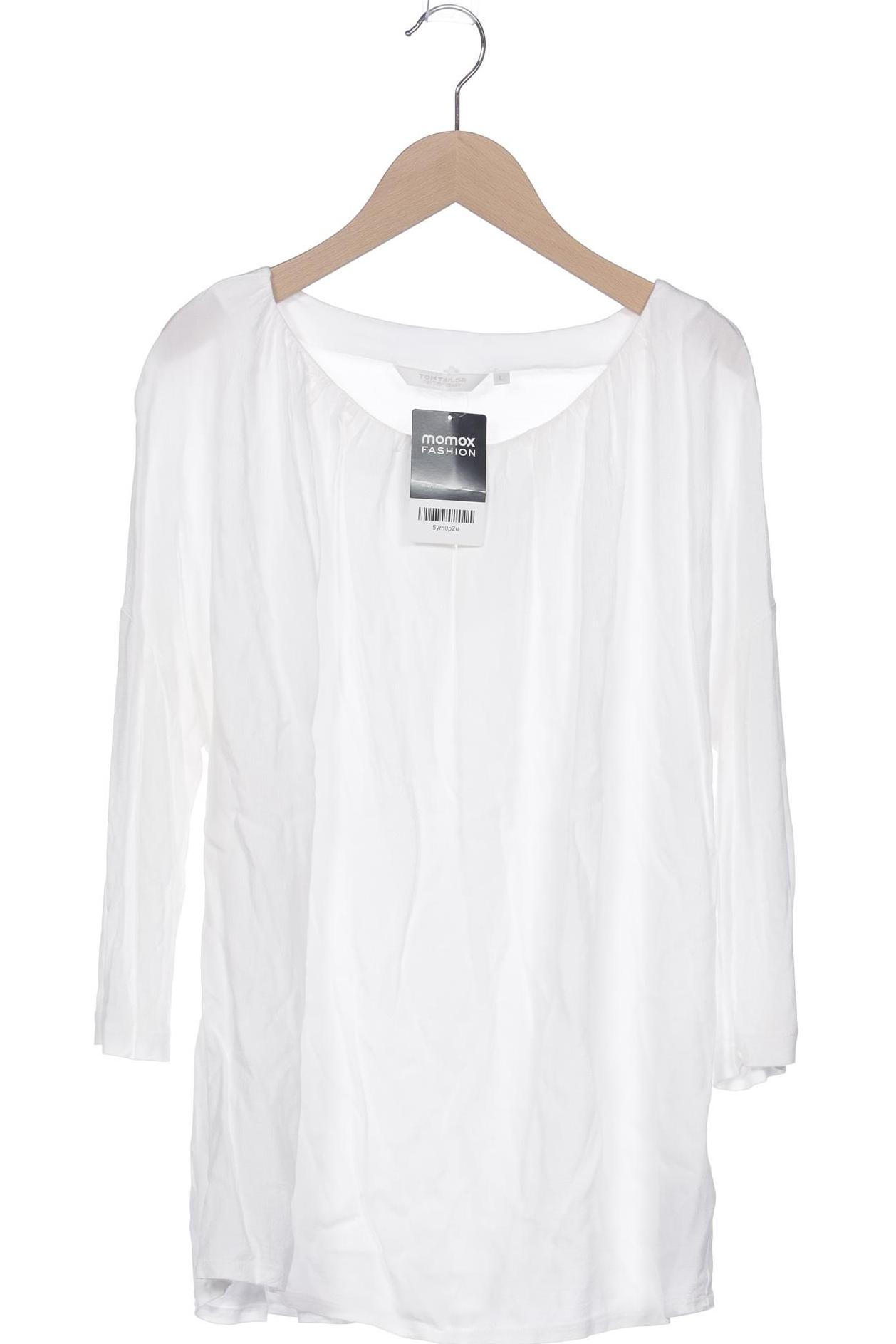 

Tom Tailor Damen T-Shirt, weiß, Gr. 42