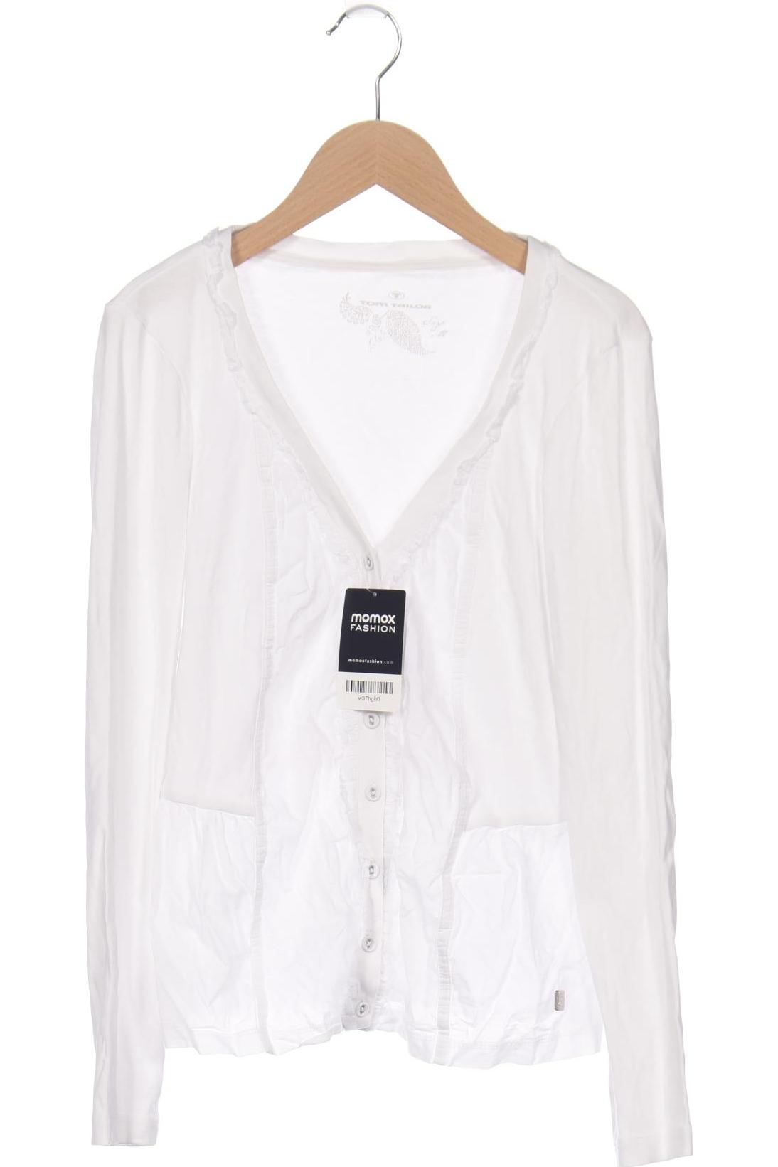 

Tom Tailor Damen Strickjacke, weiß, Gr. 38