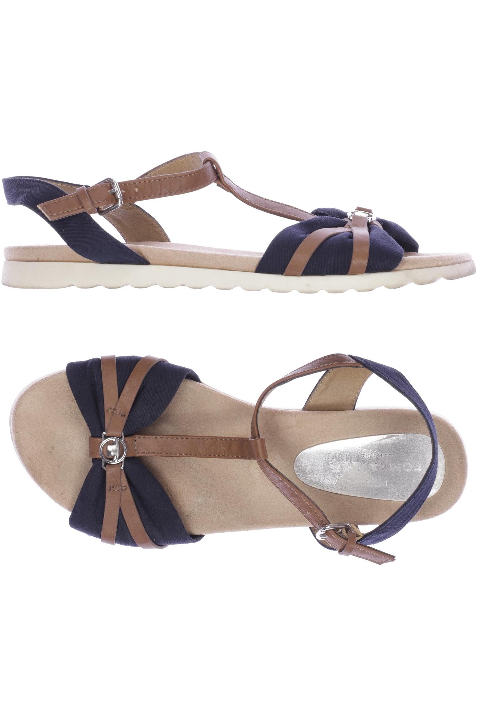 

Tom Tailor Damen Sandale, marineblau, Gr. 40