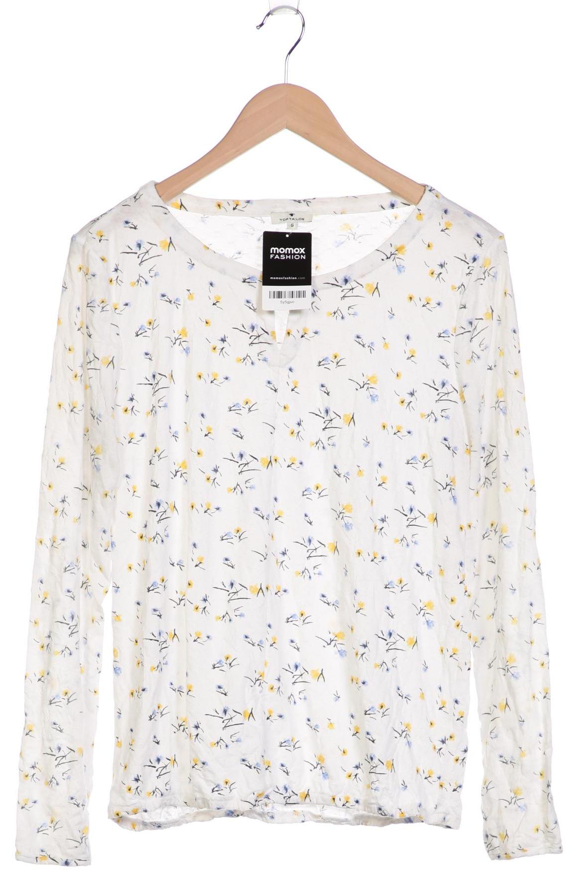 

Tom Tailor Damen Langarmshirt, weiß, Gr. 36