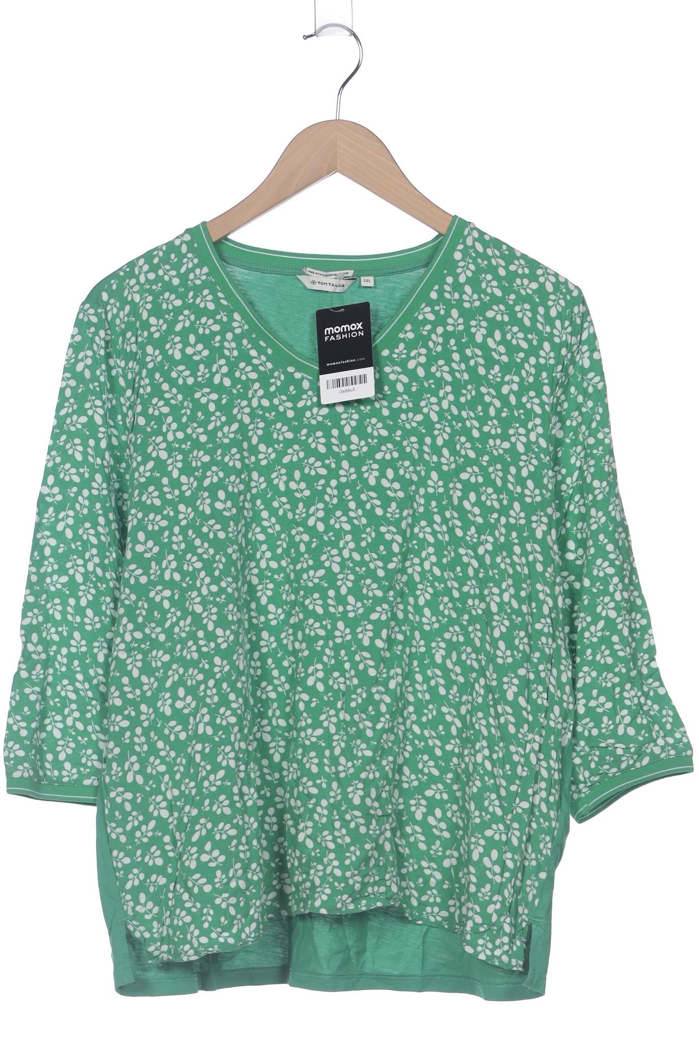 

Tom Tailor Damen Langarmshirt, grün, Gr. 48