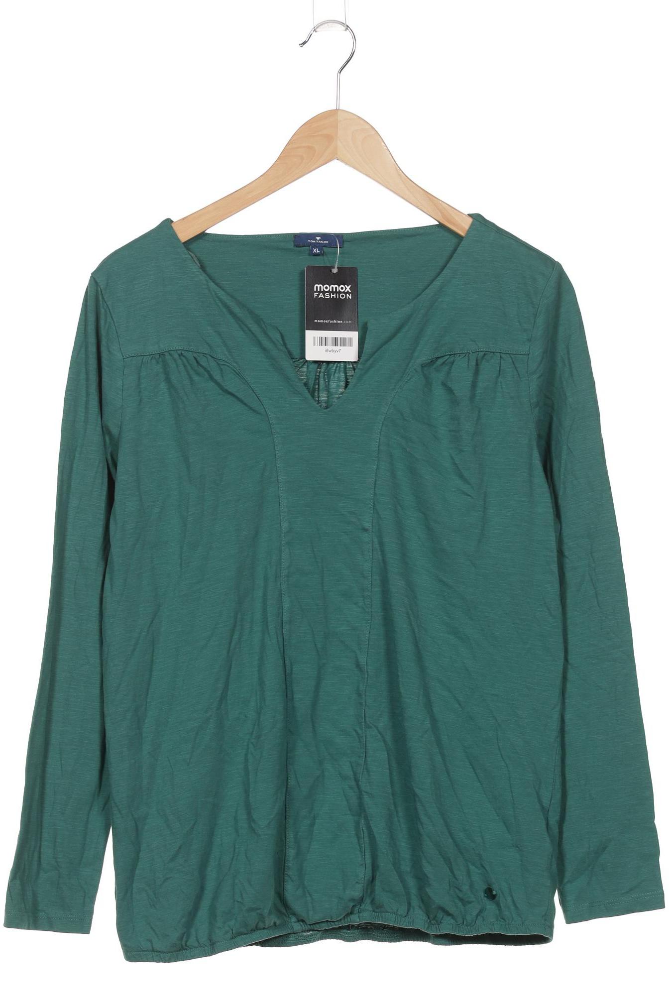 

Tom Tailor Damen Langarmshirt, grün, Gr. 44