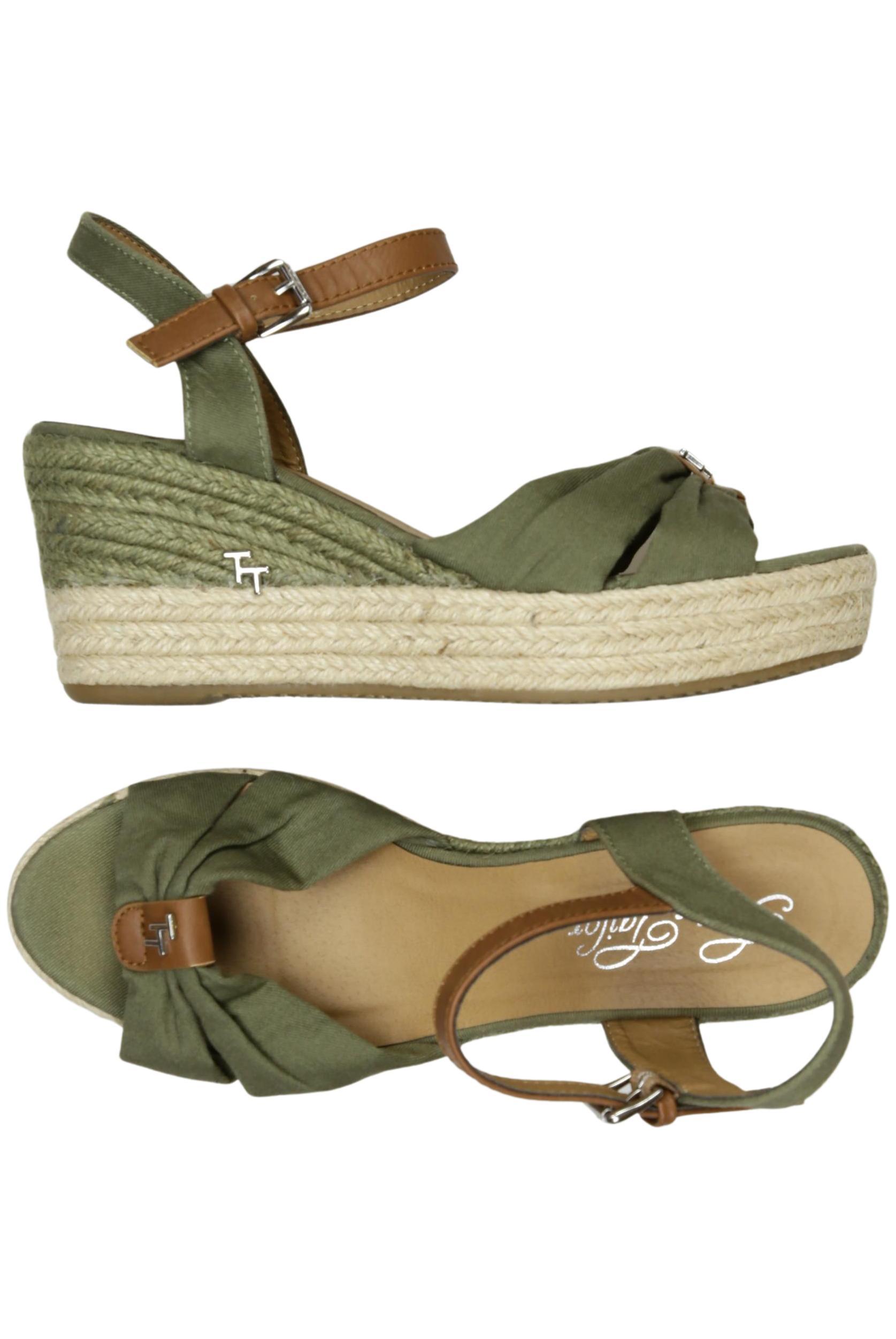 

Tom Tailor Damen Sandale, grün, Gr. 40