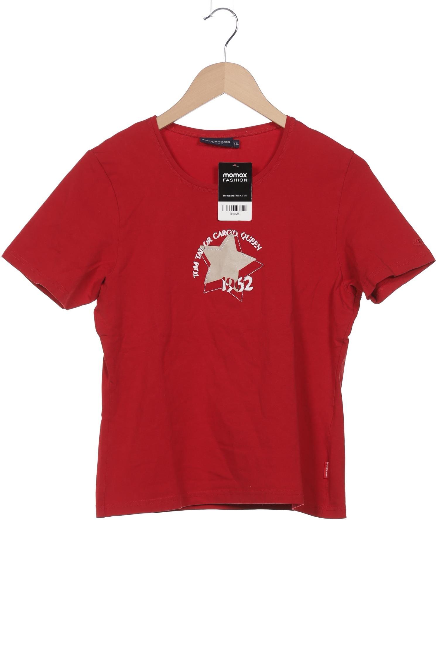 

Tom Tailor Damen T-Shirt, rot, Gr. 46