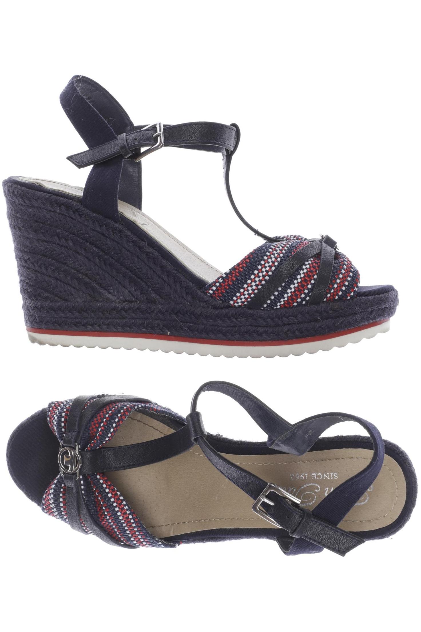 

Tom Tailor Damen Sandale, marineblau, Gr. 40