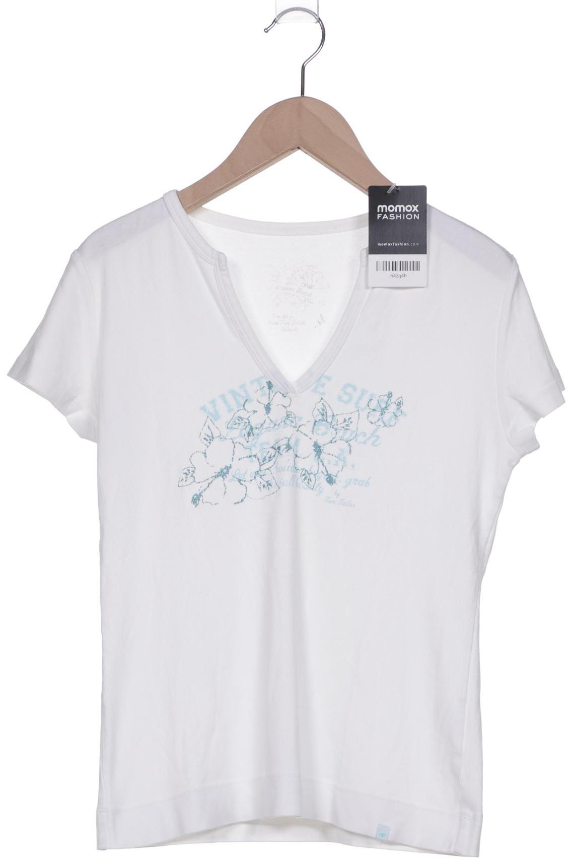 

Tom Tailor Damen T-Shirt, weiß, Gr. 38