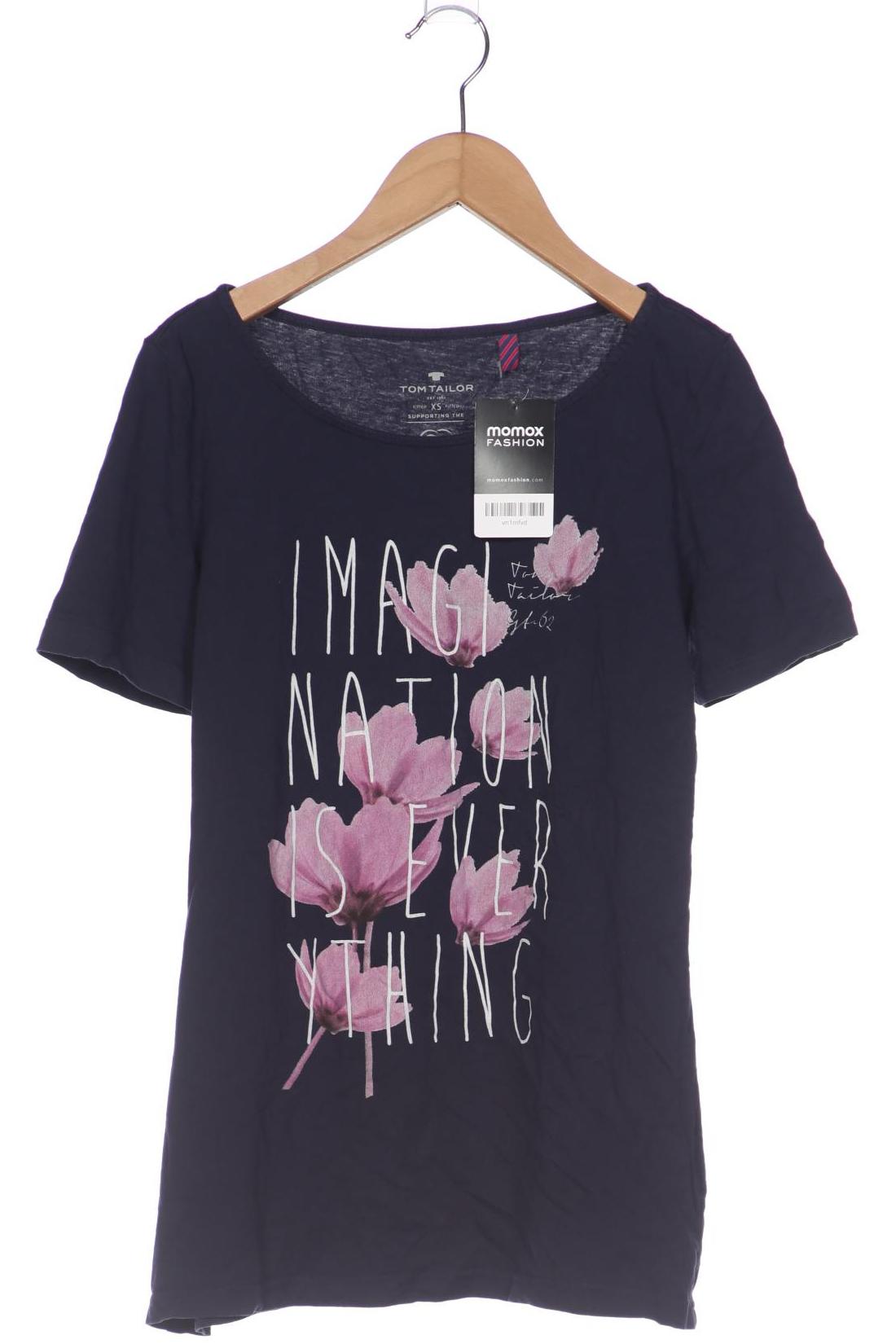 

Tom Tailor Damen T-Shirt, marineblau, Gr. 34