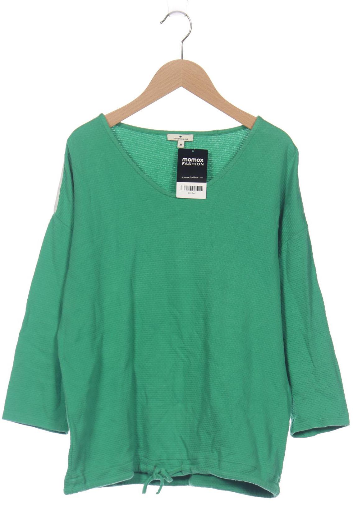 

Tom Tailor Damen Langarmshirt, grün, Gr. 38