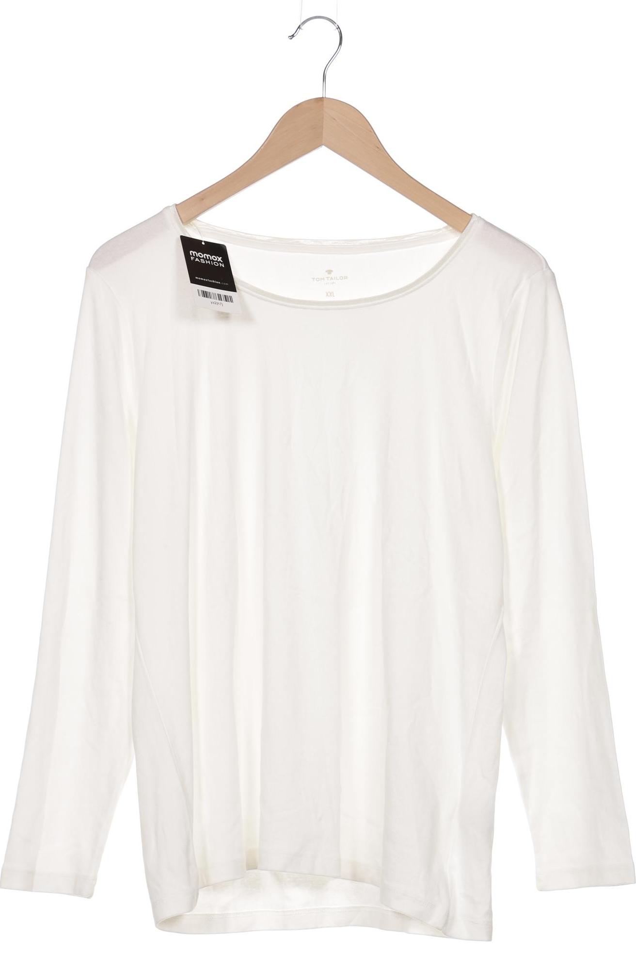 

Tom Tailor Damen Langarmshirt, cremeweiß, Gr. 46