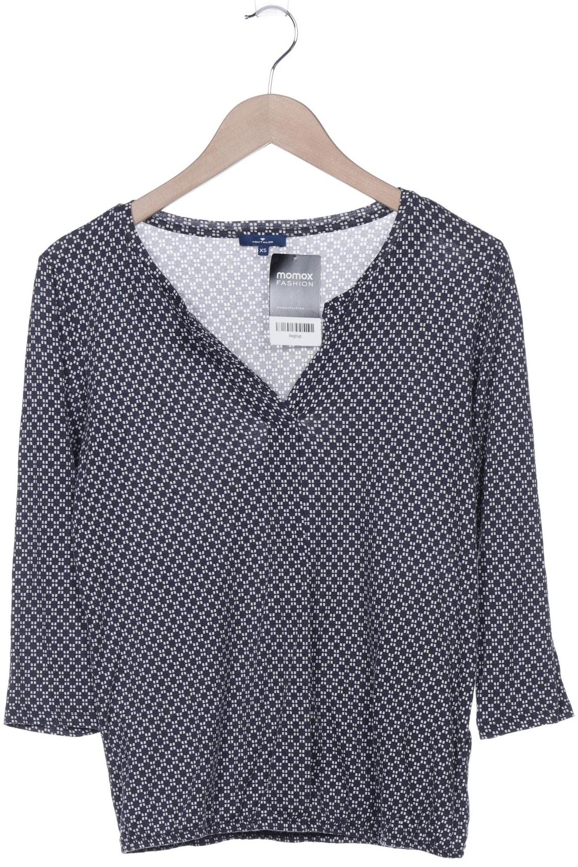

Tom Tailor Damen Langarmshirt, marineblau, Gr. 34