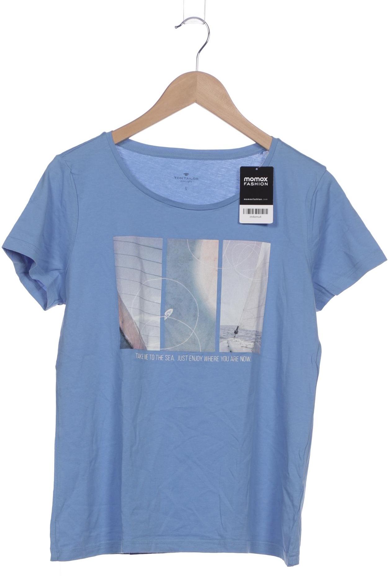 

Tom Tailor Damen T-Shirt, blau, Gr. 42