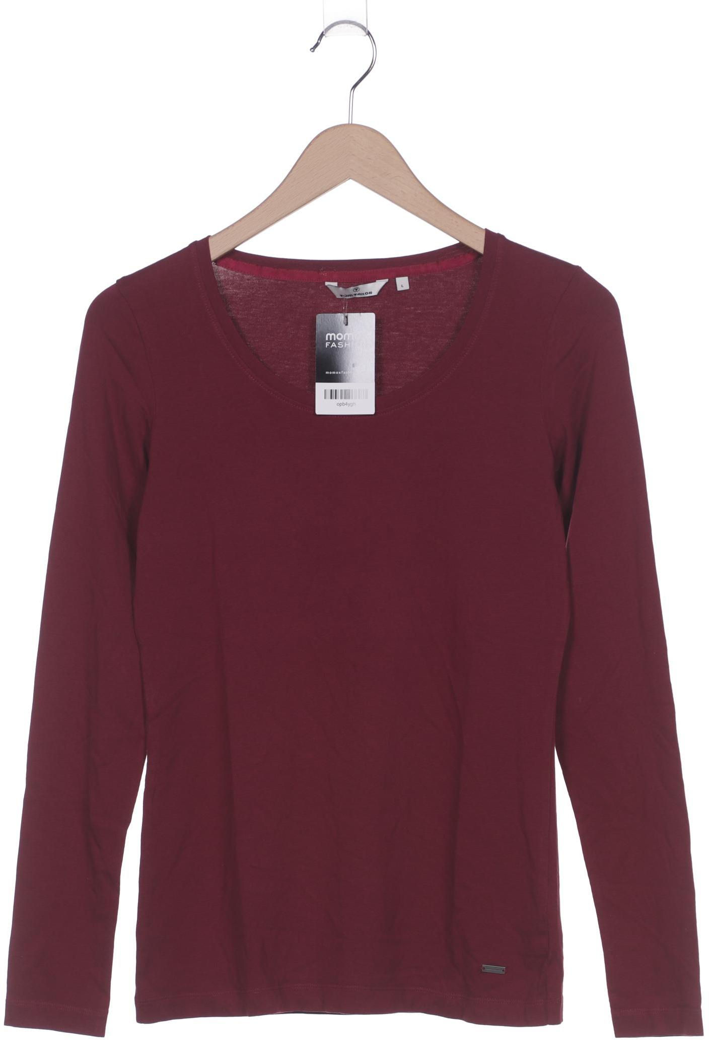 

Tom Tailor Damen Langarmshirt, bordeaux, Gr. 42
