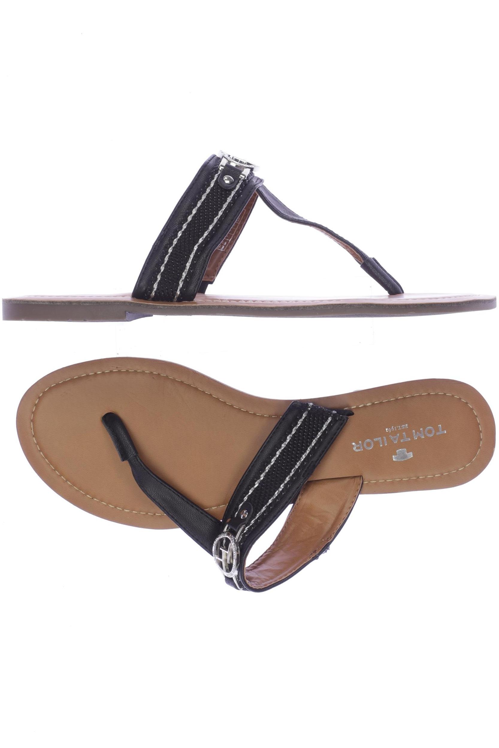 

Tom Tailor Damen Sandale, schwarz, Gr. 41