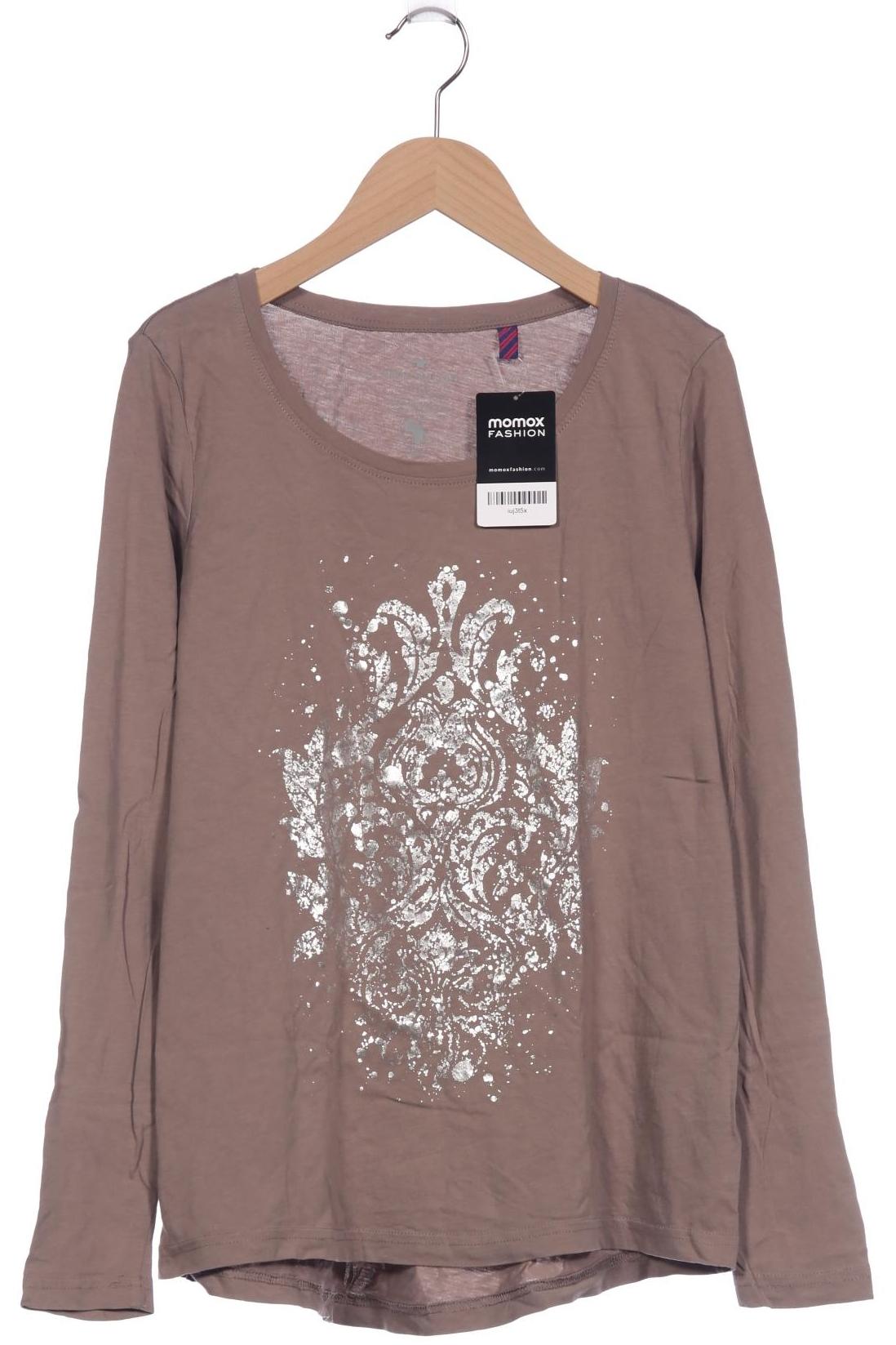 

Tom Tailor Damen Langarmshirt, braun, Gr. 36