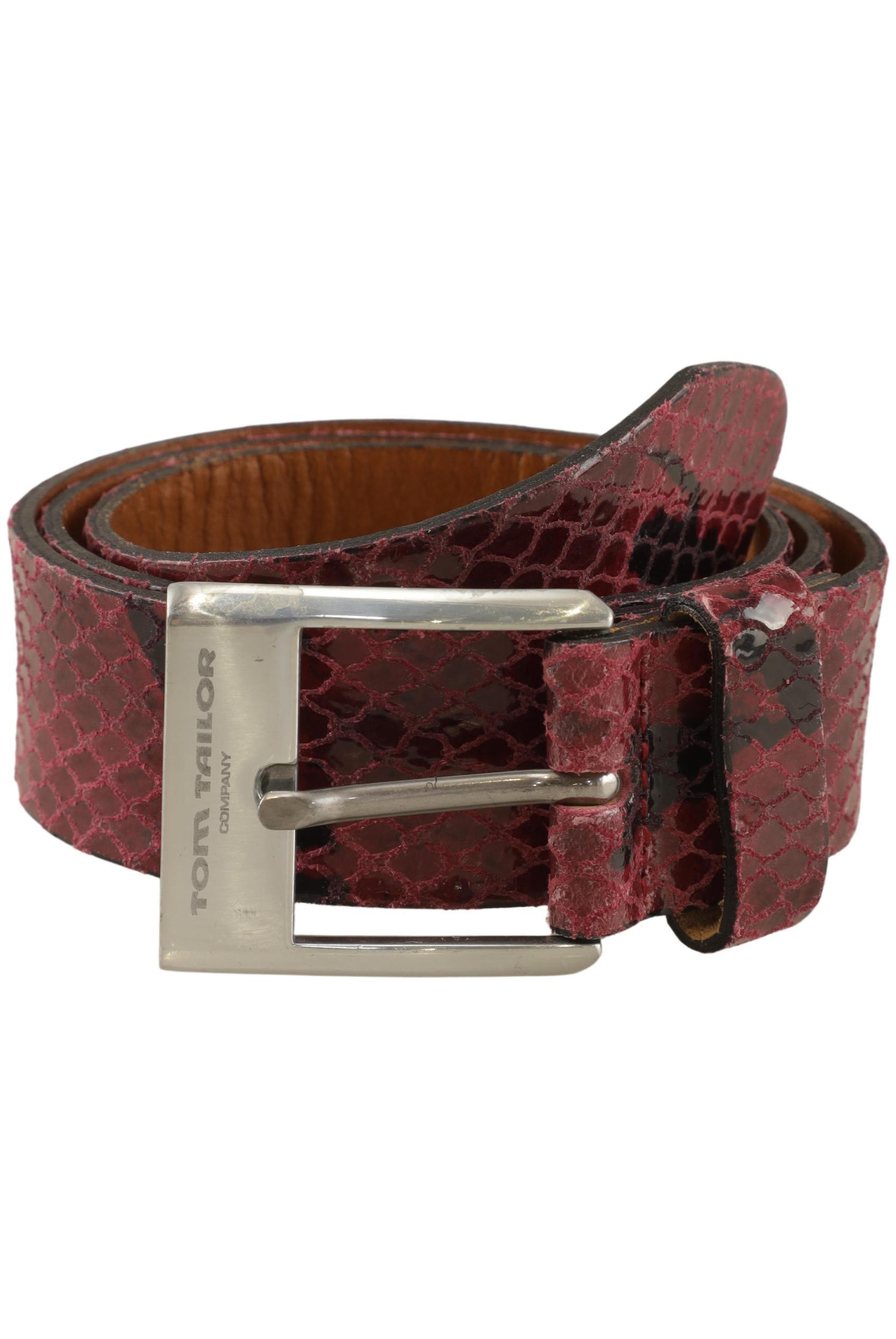 

Tom Tailor Damen Gürtel, bordeaux, Gr. 75