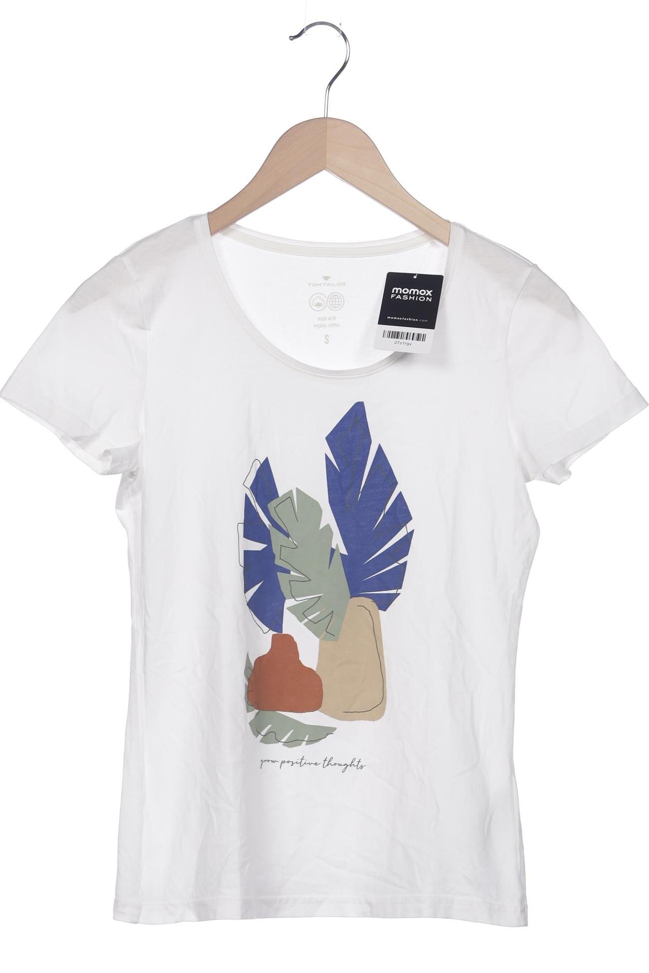 

Tom Tailor Damen T-Shirt, weiß, Gr. 36