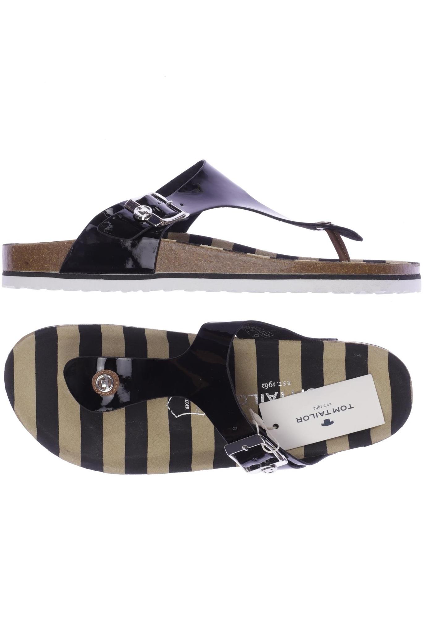 

Tom Tailor Damen Sandale, schwarz, Gr. 41