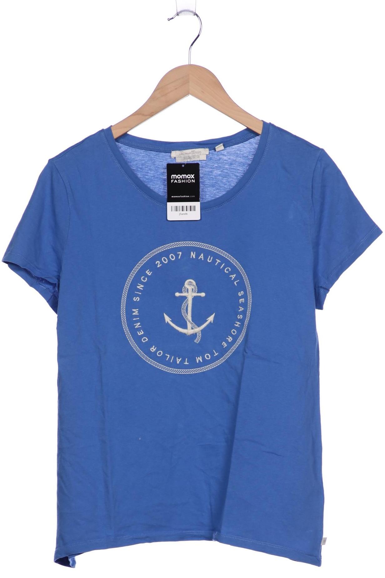 

Tom Tailor Damen T-Shirt, blau, Gr. 44