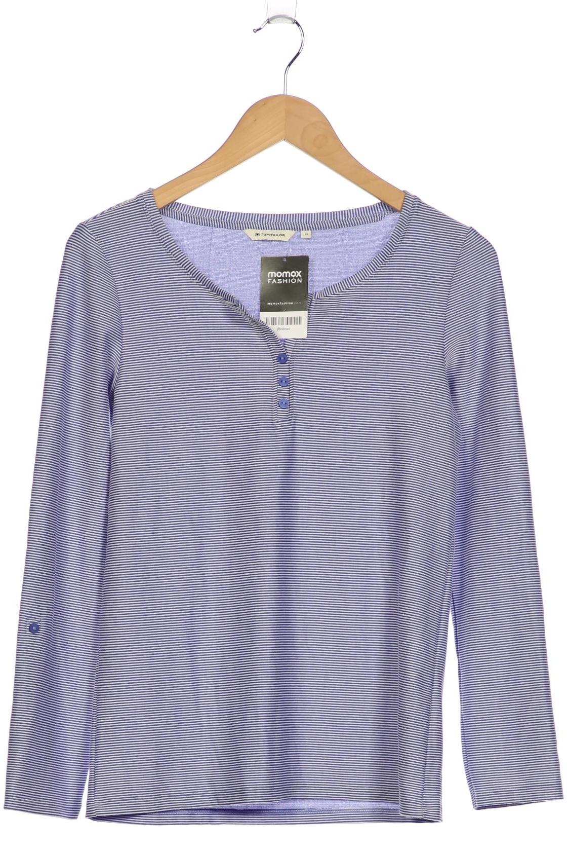 

Tom Tailor Damen Langarmshirt, blau, Gr. 38